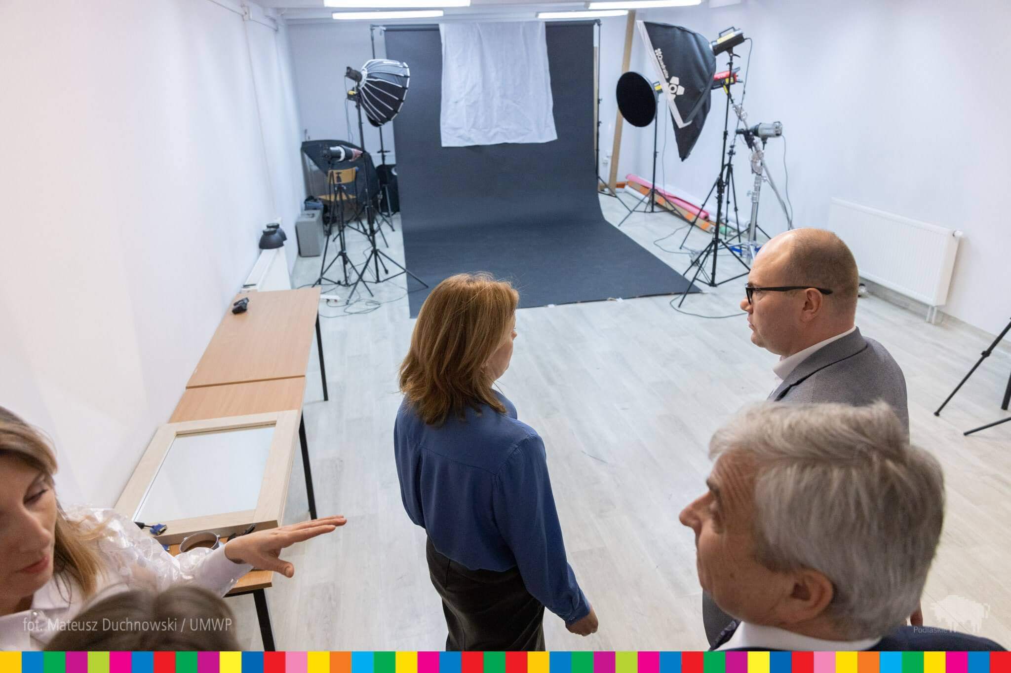 Pomieszczenie do wykonywania zdjęć portretowych