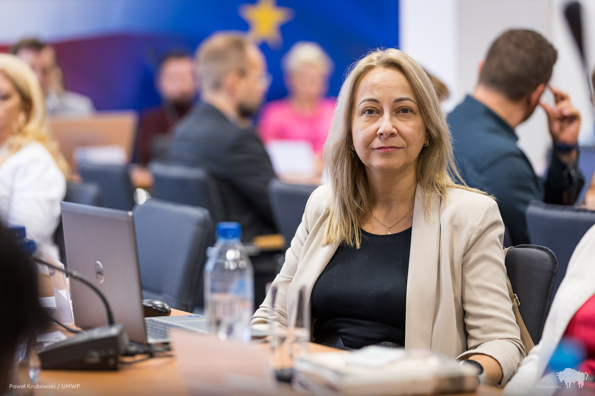 Dyrektor Doota Perło podczas spotkania Komitetu Monitorującego