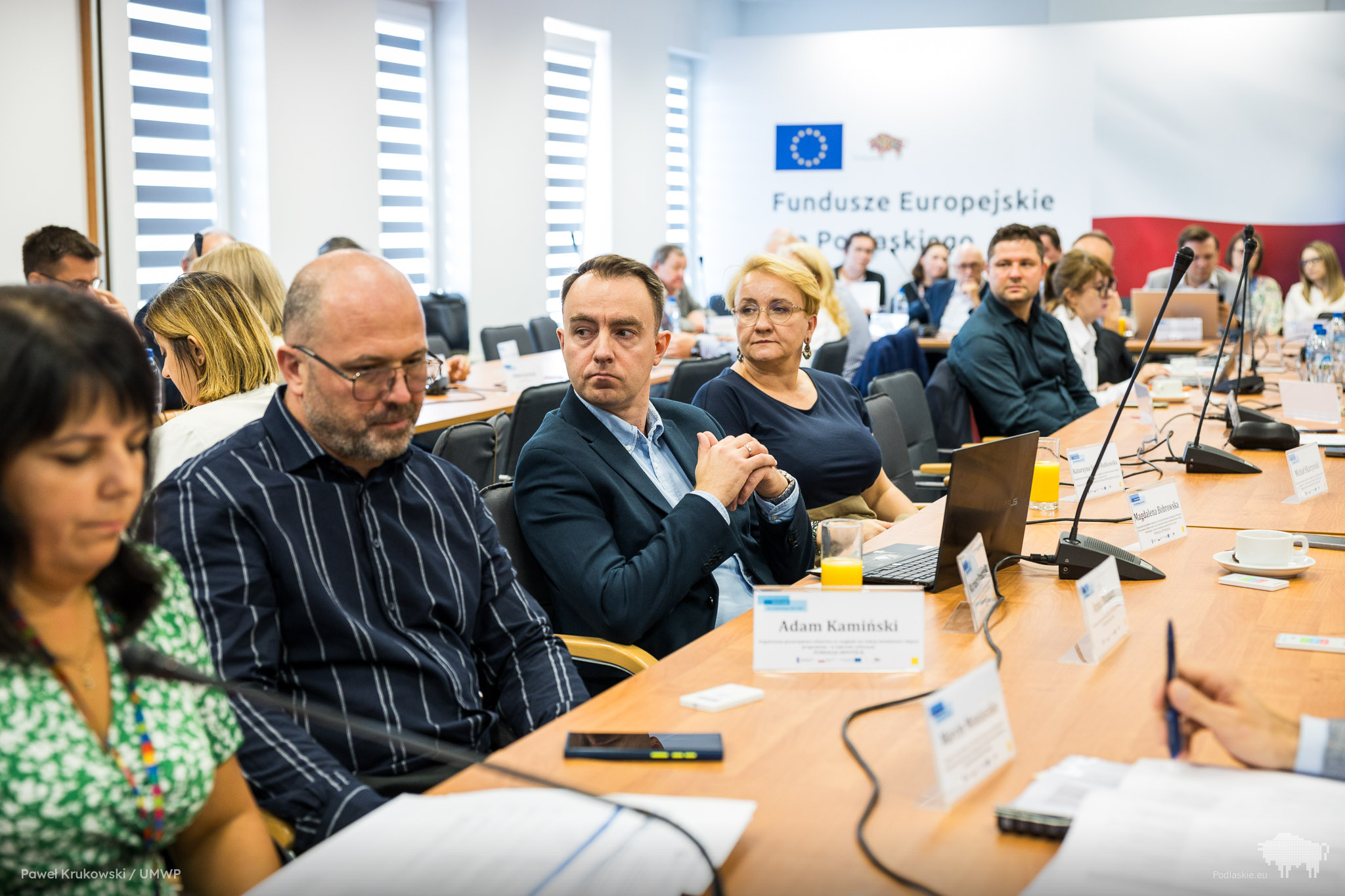 Przestawiciele Komitetu Monitorującego podczas posiedzenia