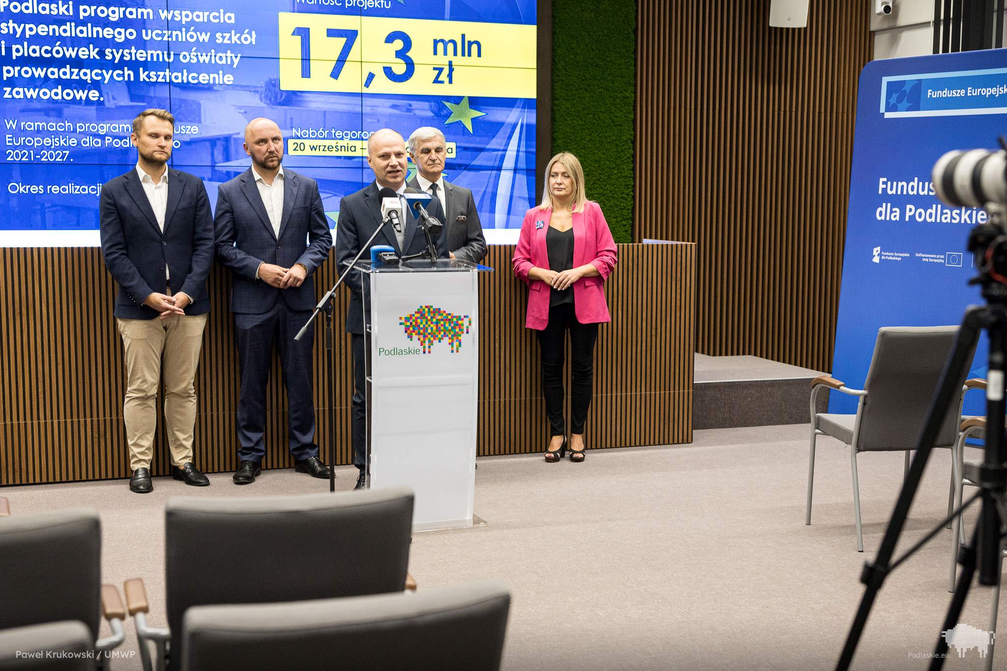 Uczestnicy konferencji prasowej