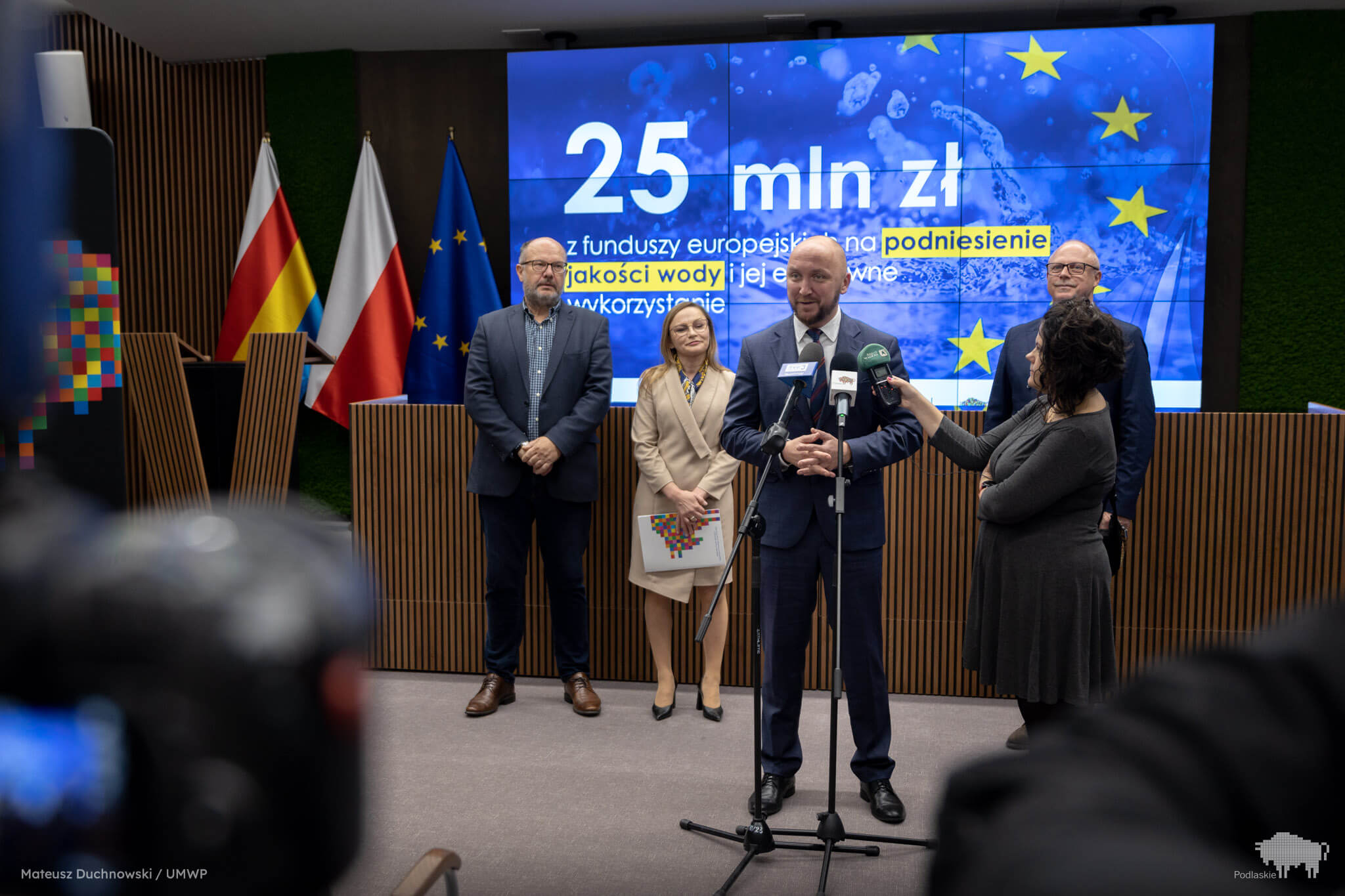 Marszałek Łukasz Prokorym zabiera głos