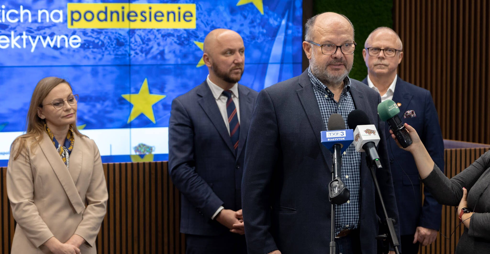 Prof. Piotr Banaszuk, dyrektor Instytutu Nauk Leśnych Politechniki Białostockiej zabiera głos