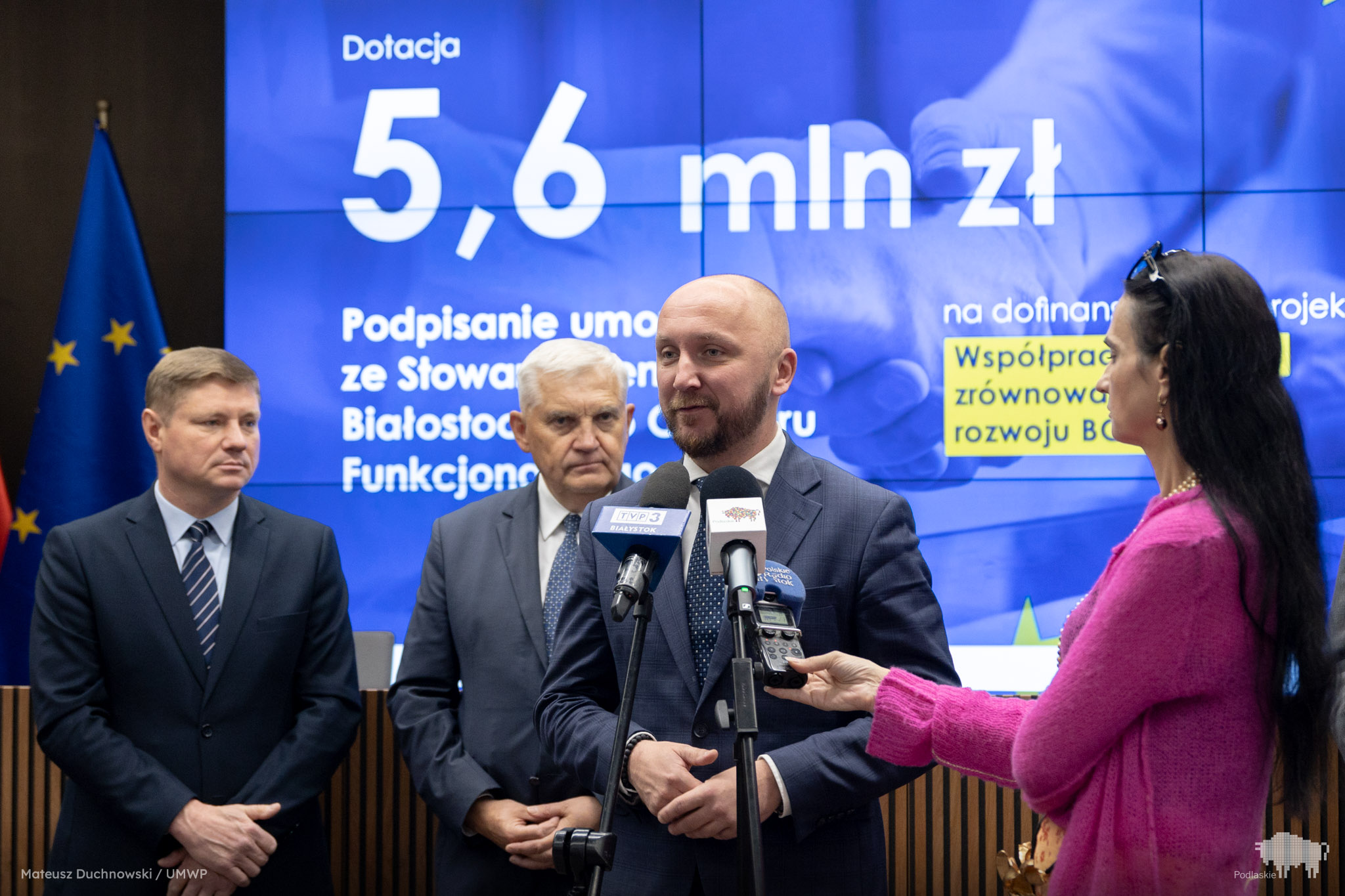 Marszałek Łukasz Prokorym zabiera głos