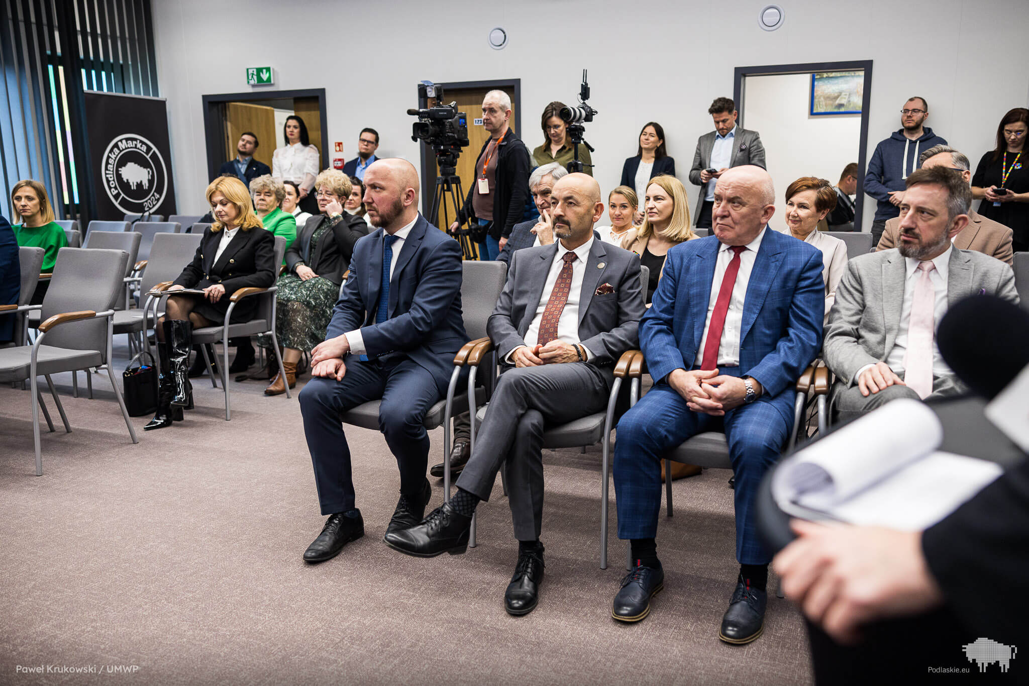 Uczestnicy konferencji prasowej