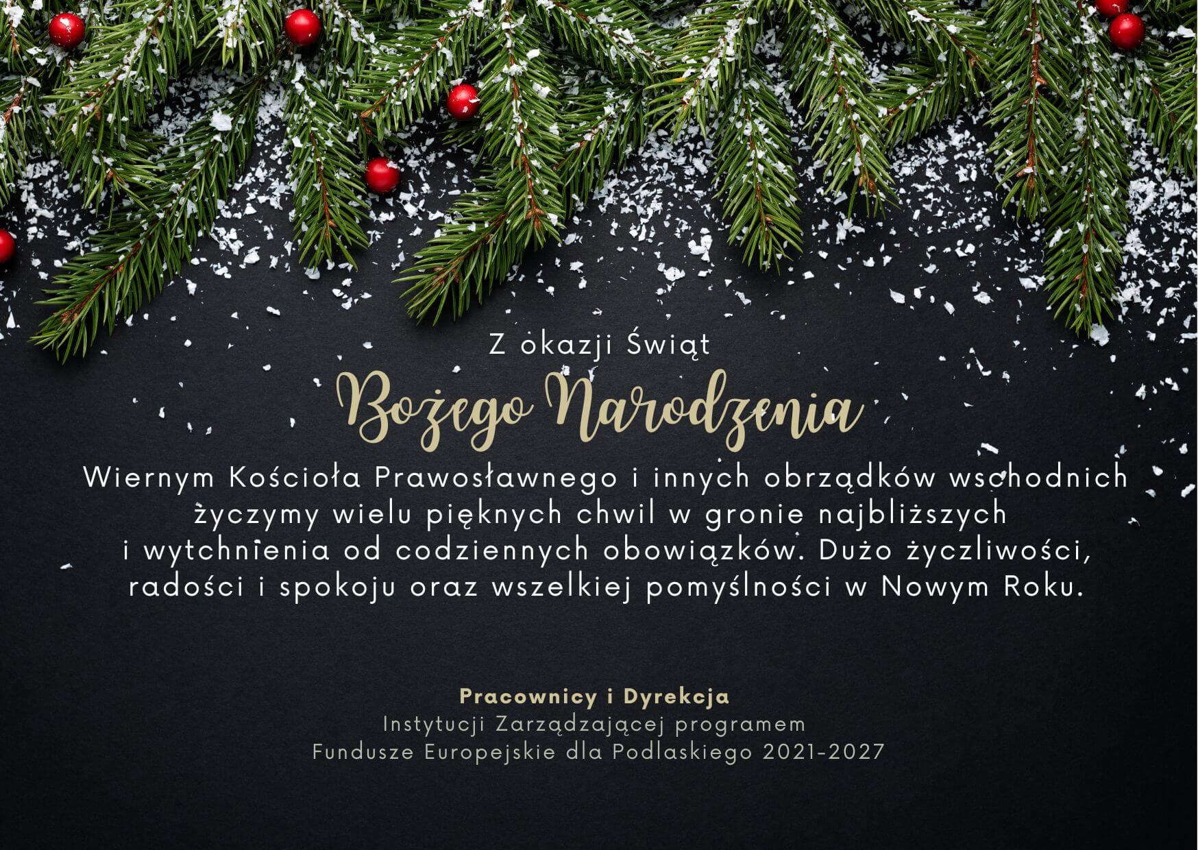 Życzenia Świąteczne