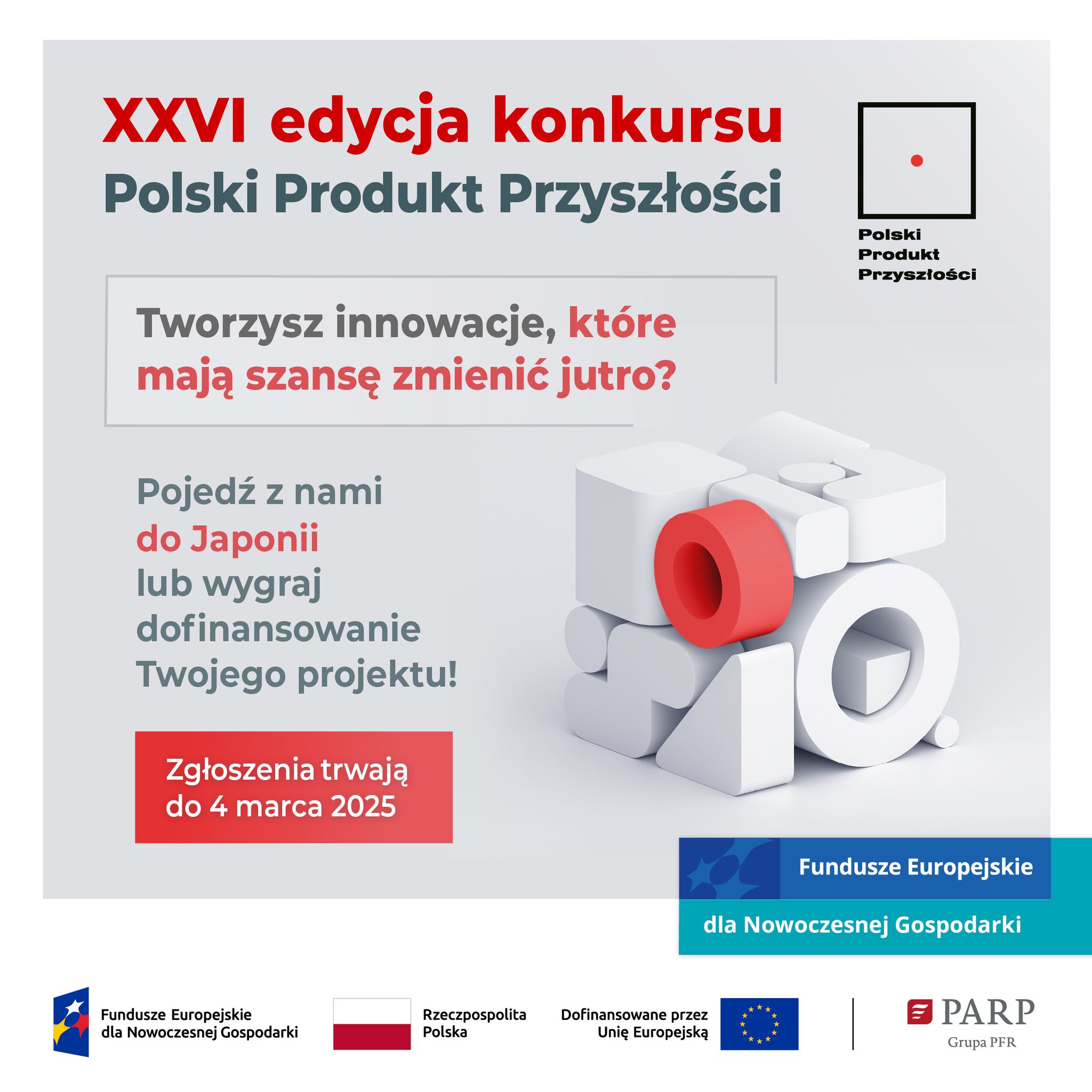 Grafika dotycząca Konkursu Polski Produkt Przyzłości