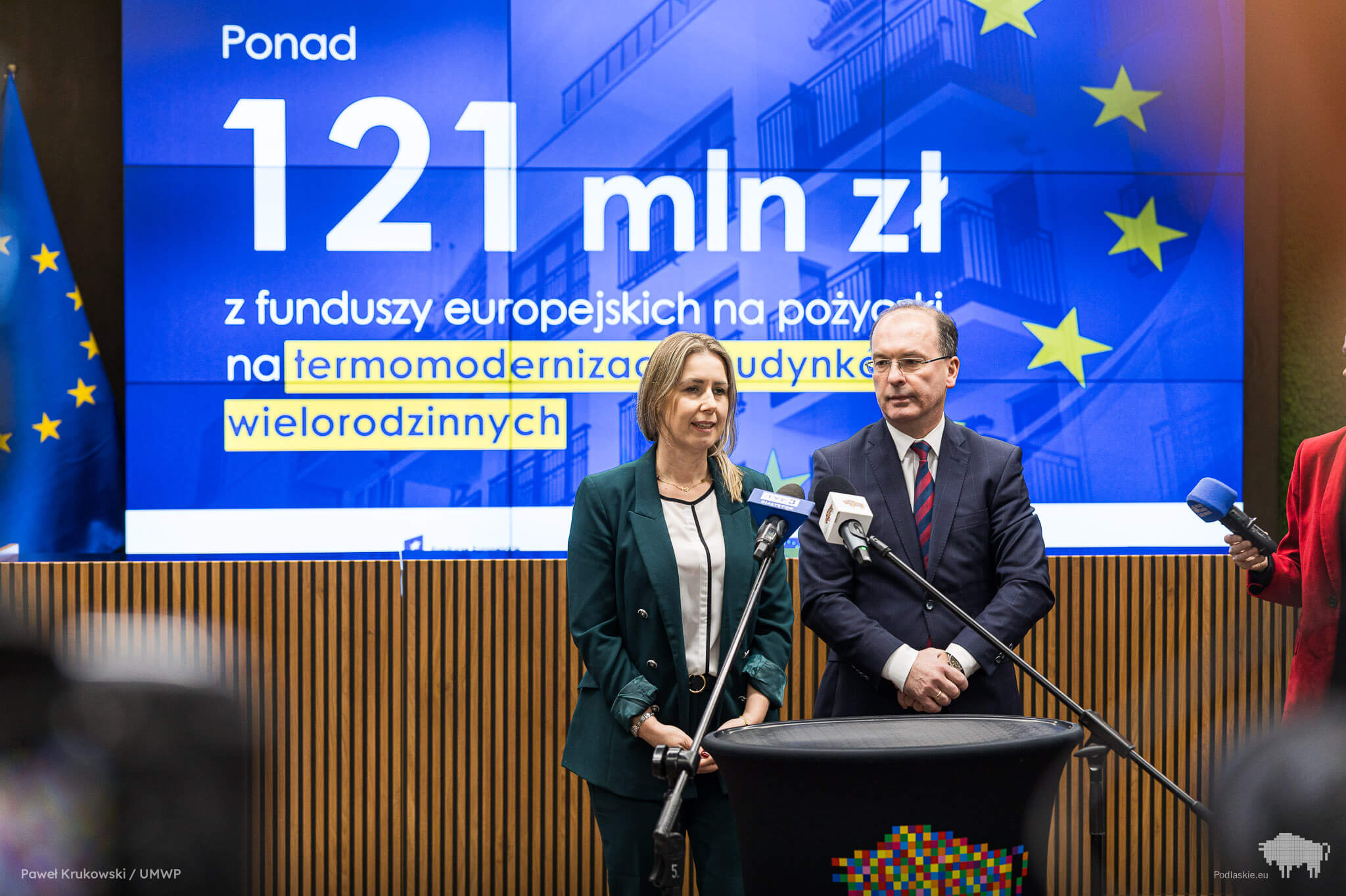 Edyta Filipowicz z białostockiego oddziału BOŚ zabiera głos