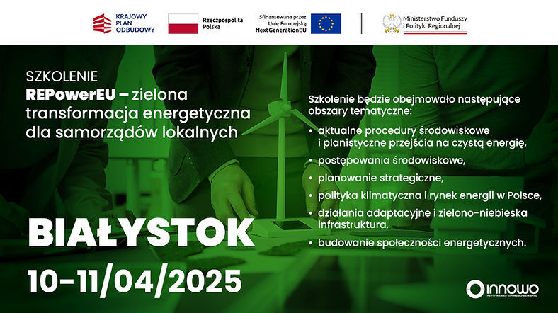 Grafika informująca o szkoleniu