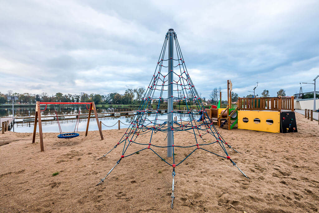 Plac zabaw na plaży