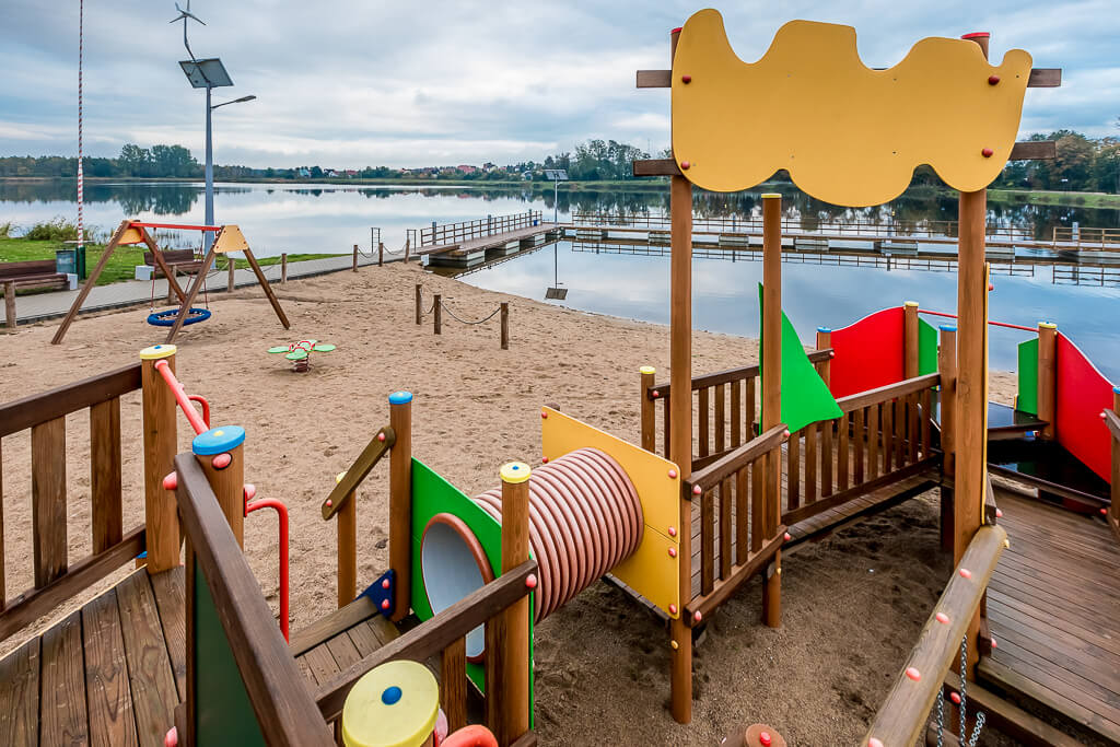 Plac zabaw na plaży