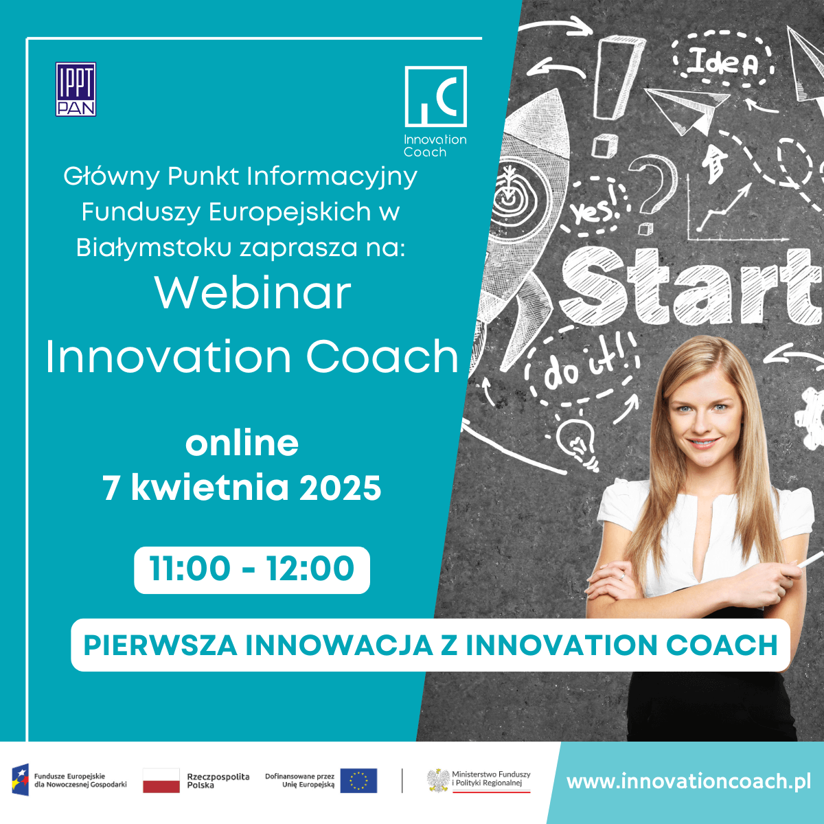 Grafika informująca o webinarze