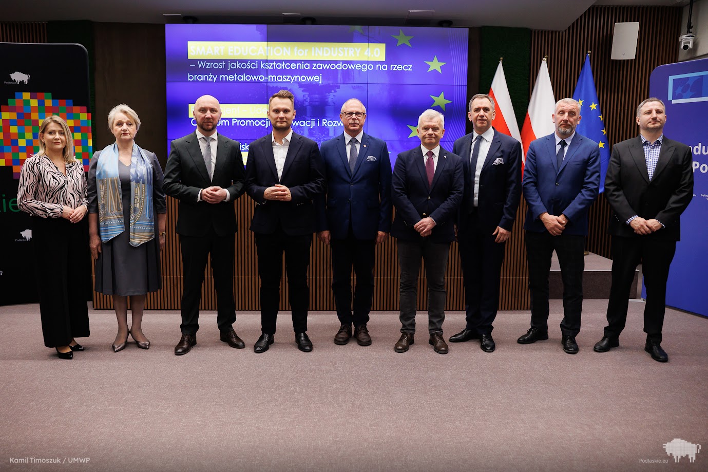 Uczestnicy konferencji prasowej