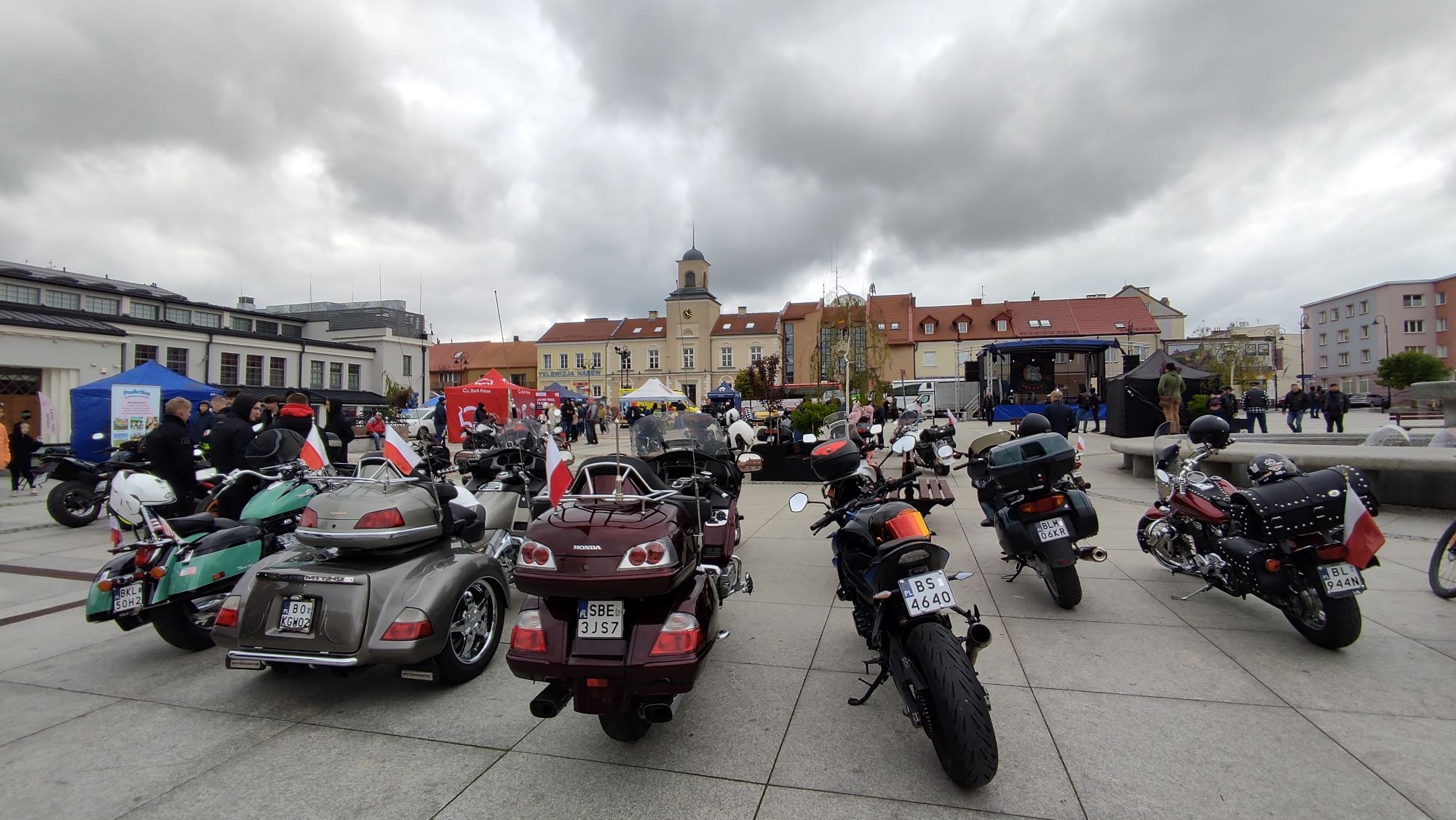 Motocykle na festynie w Łomży