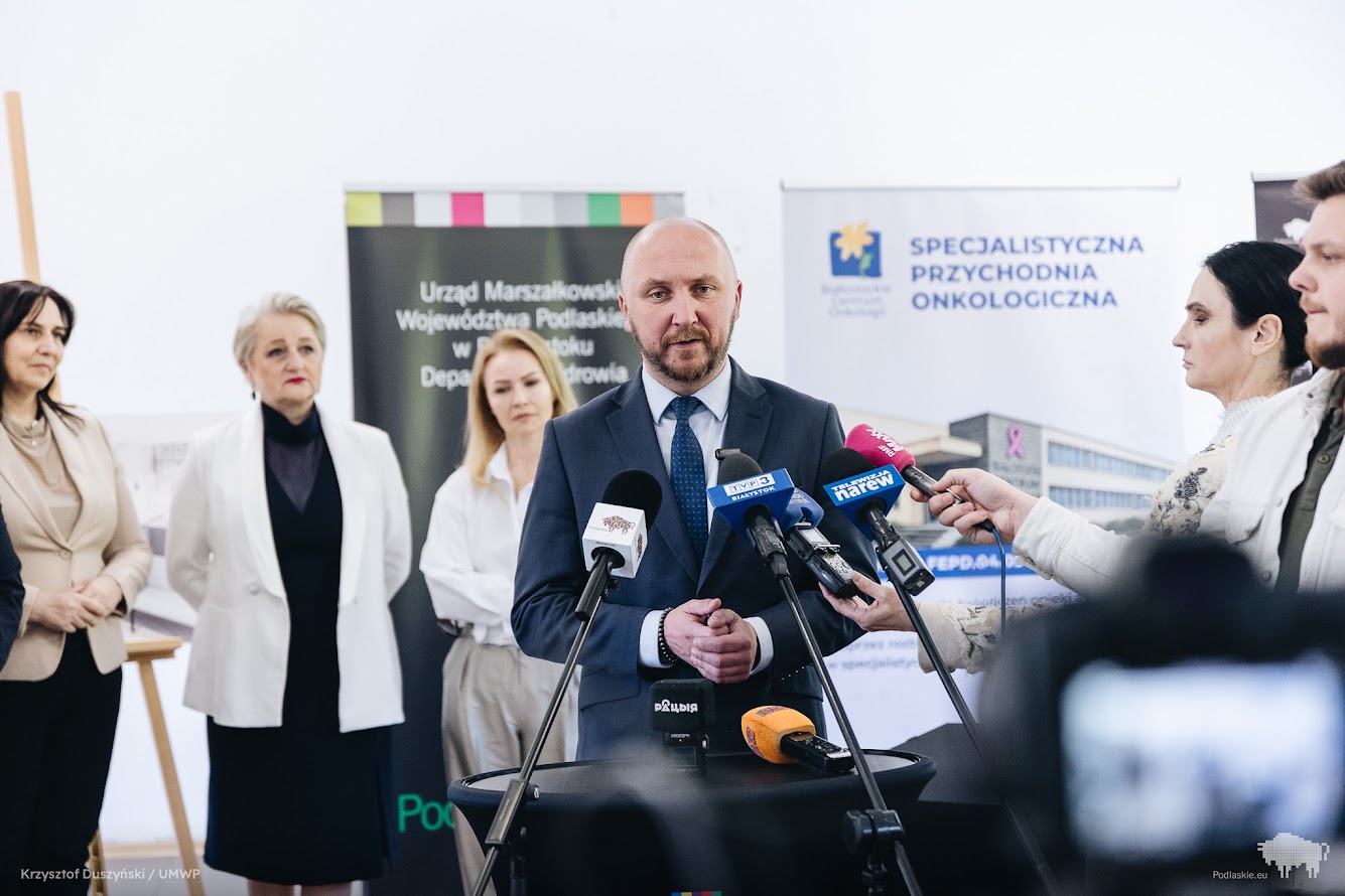 Marszałek Łukasz Prokorym zabiera głos