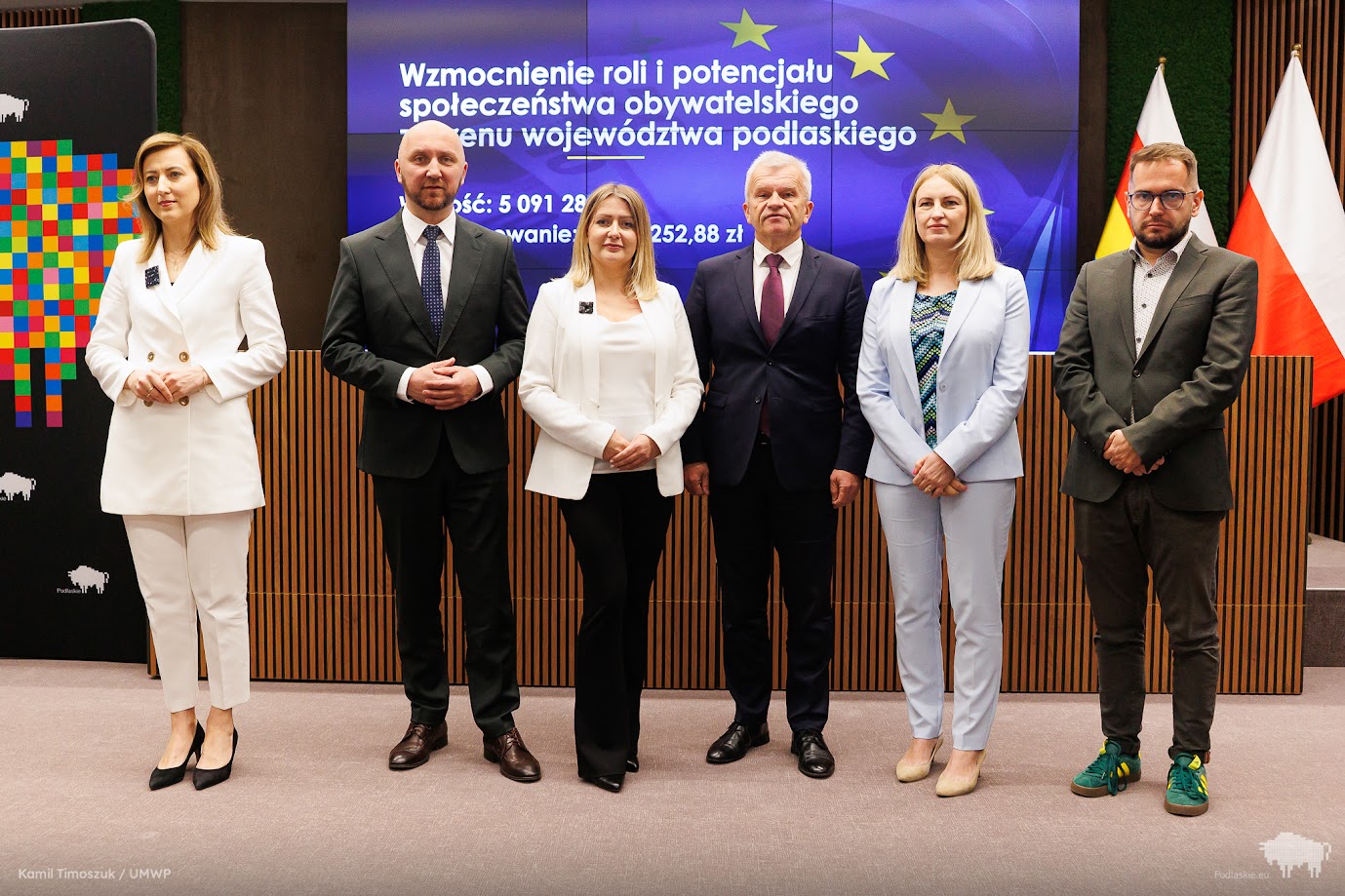 Uczestnicy konferencji prasowej