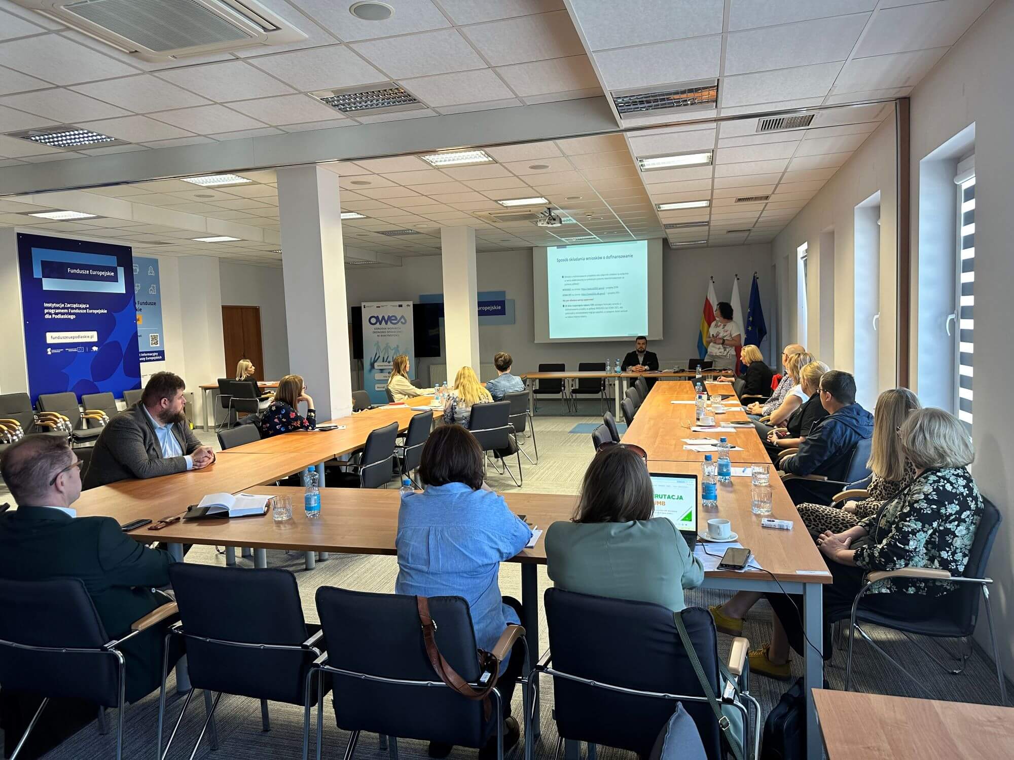 Uczestnicy spotkania informacyjnego