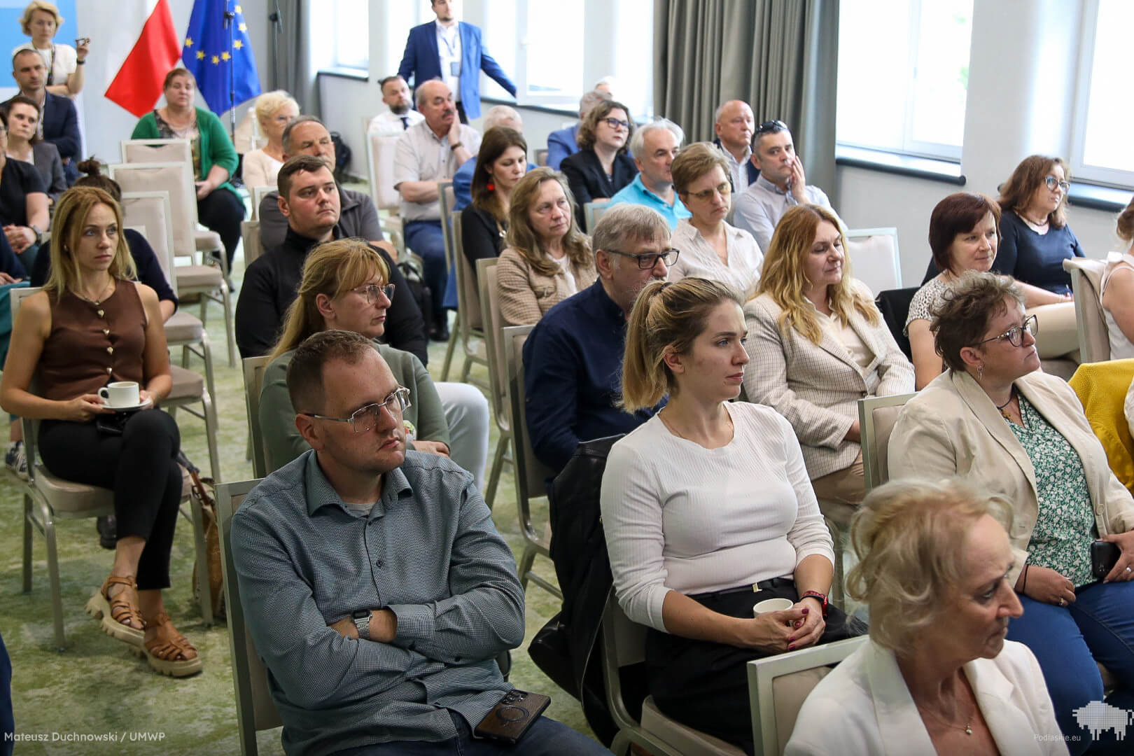 Uczestnicy spotkania informacyjnego na sali konferencyjnej