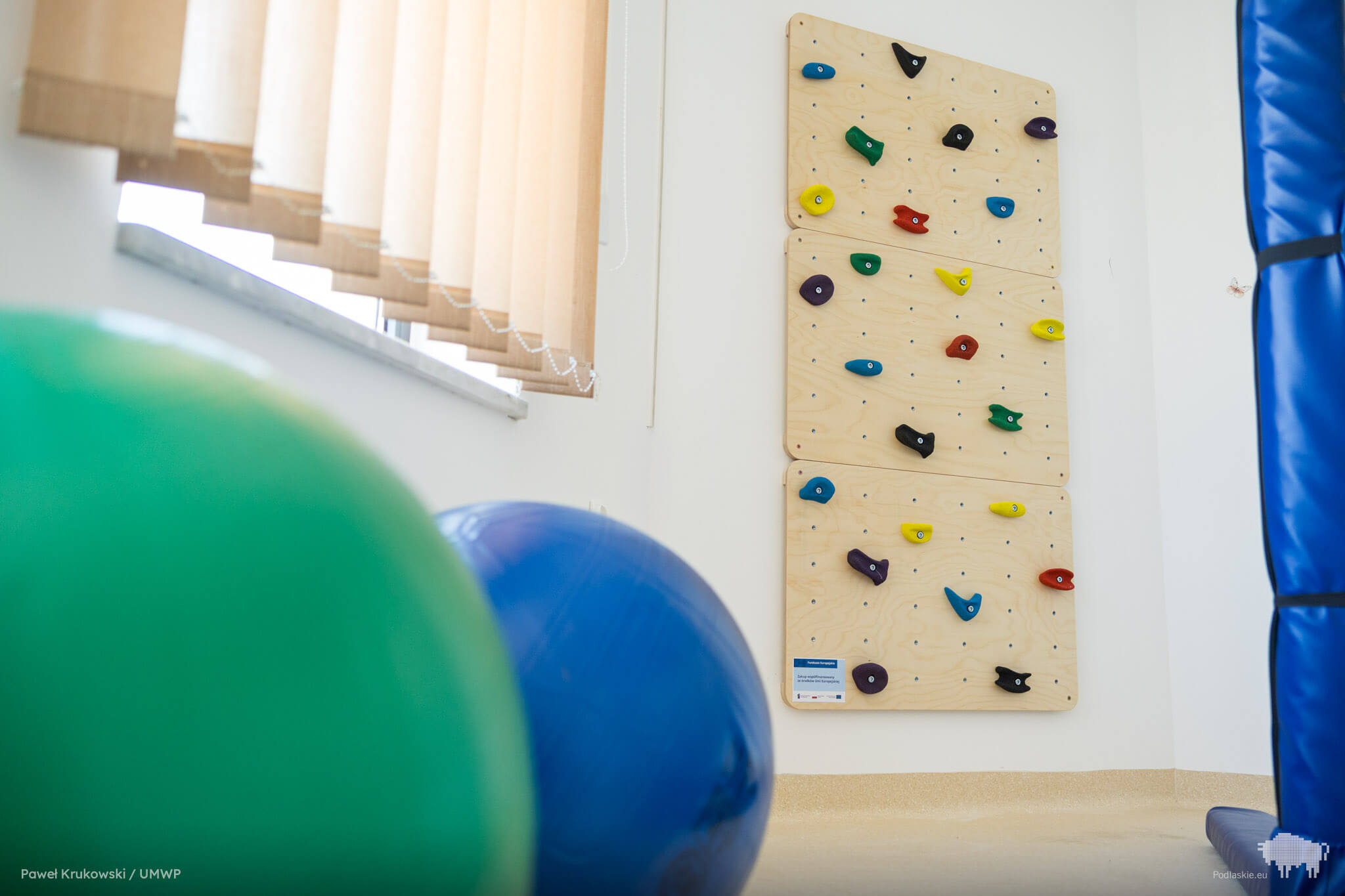 Pomieszczenie do rehabilitacji ruchowej
