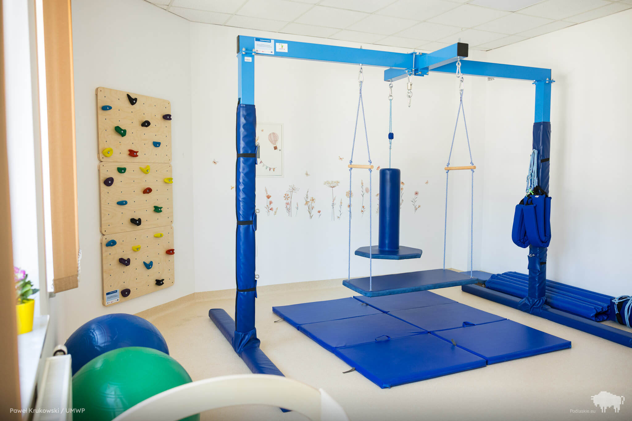 Pomieszczenie do rehabilitacji ruchowej