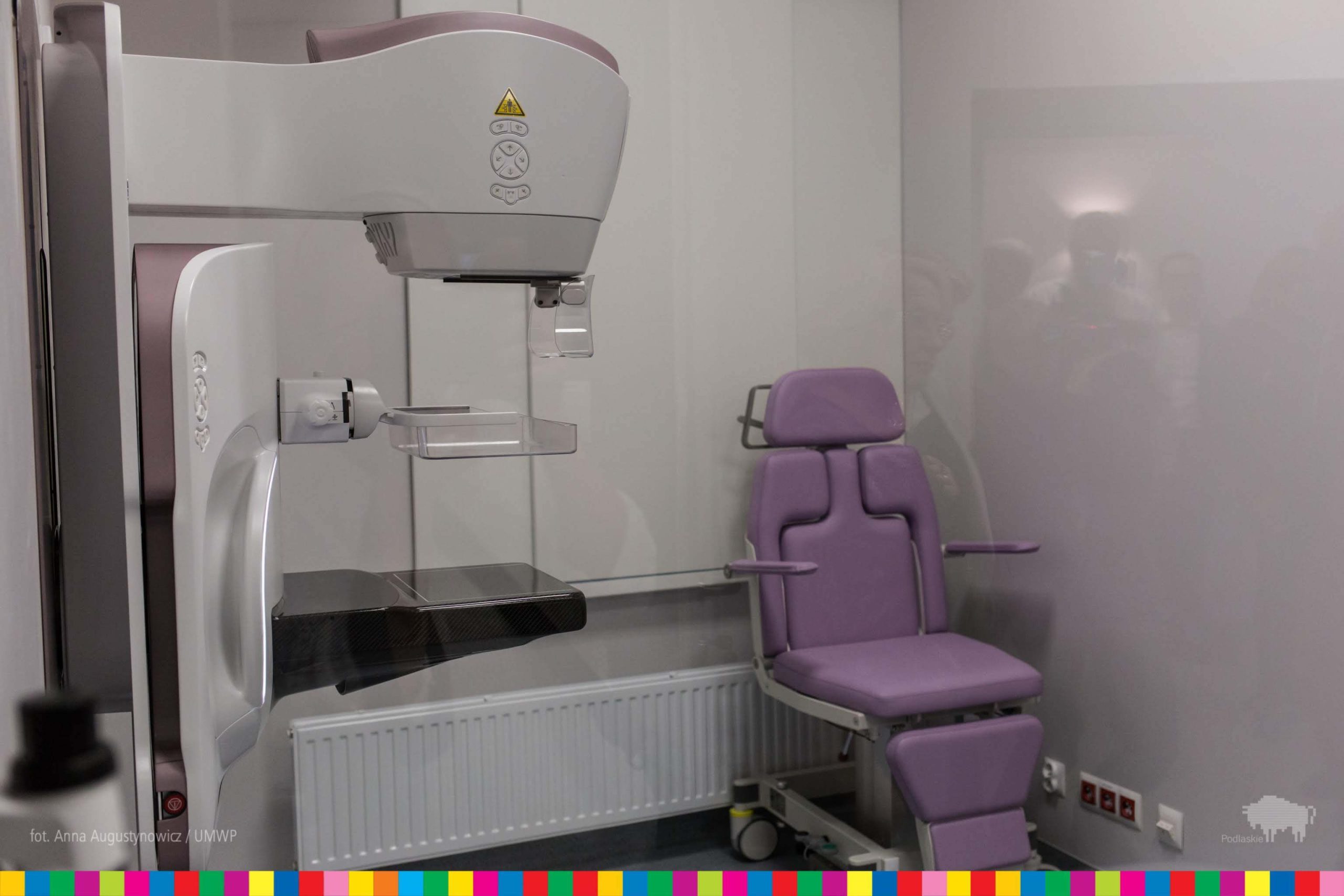 Wnętrze pracowni mammograficznej
