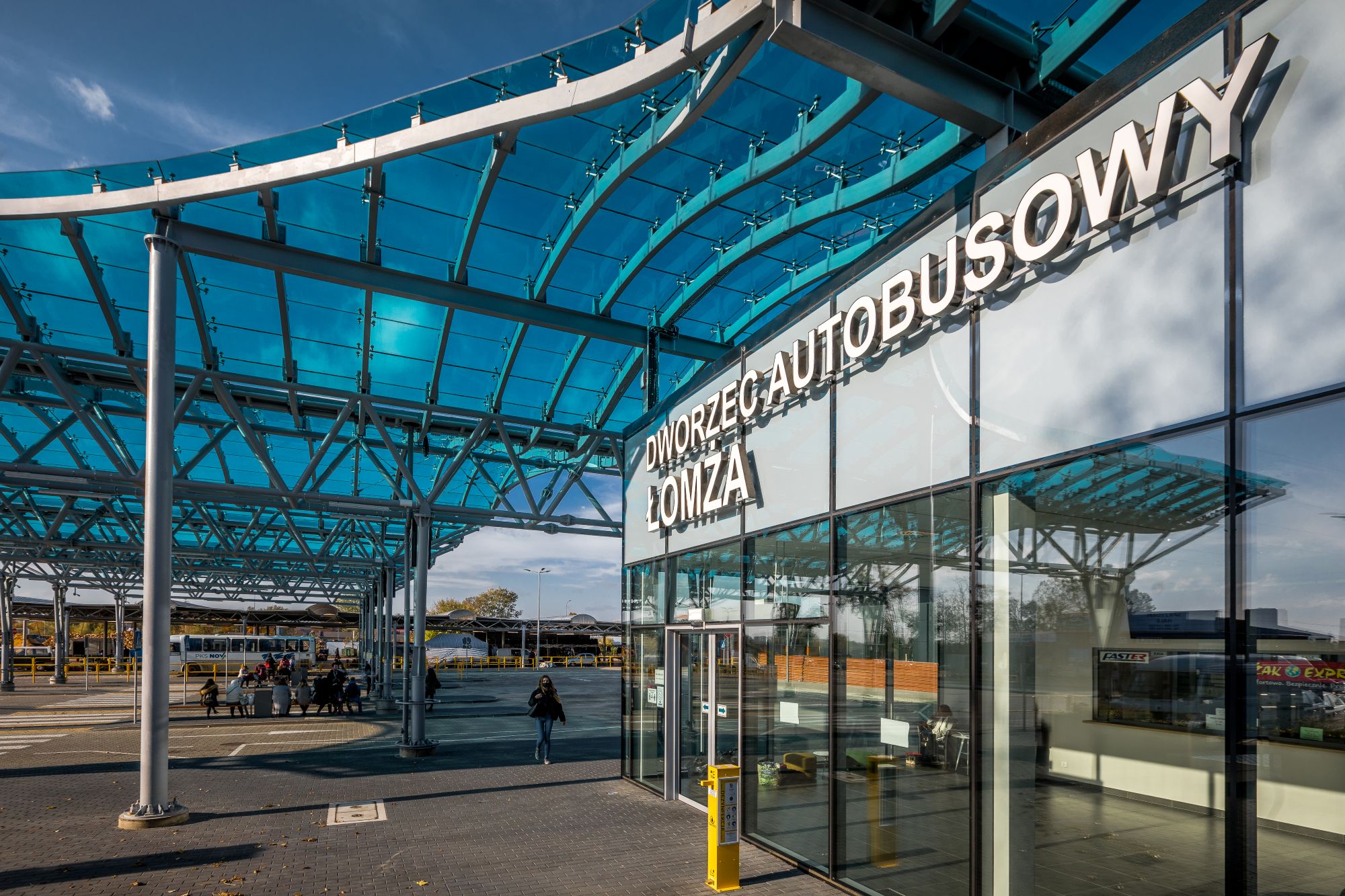 Budynek centrum przesiadkowego w Łomży