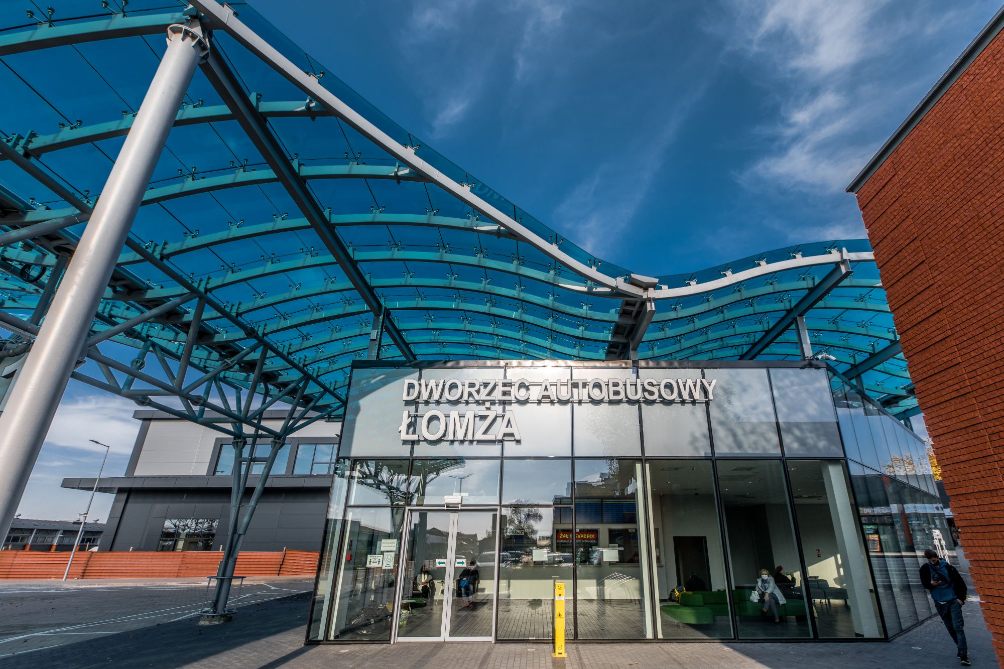 Budynek centrum przesiadkowego w Łomży