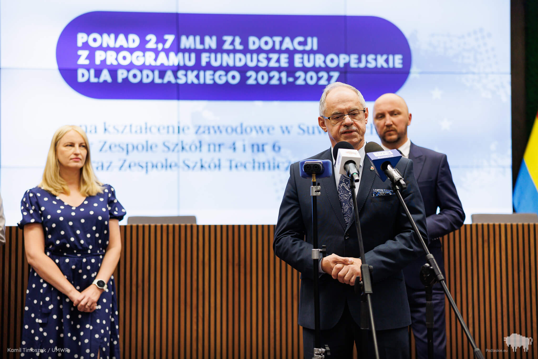 Prezydent Suwałk Czesław Renkiewicz zabiera głos