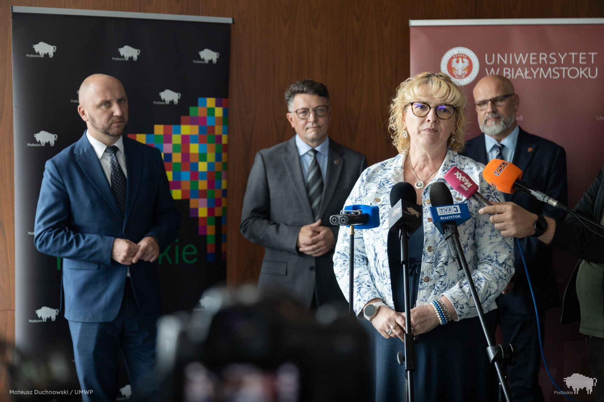 Przemówienie Pani do zgromadzonych osób.