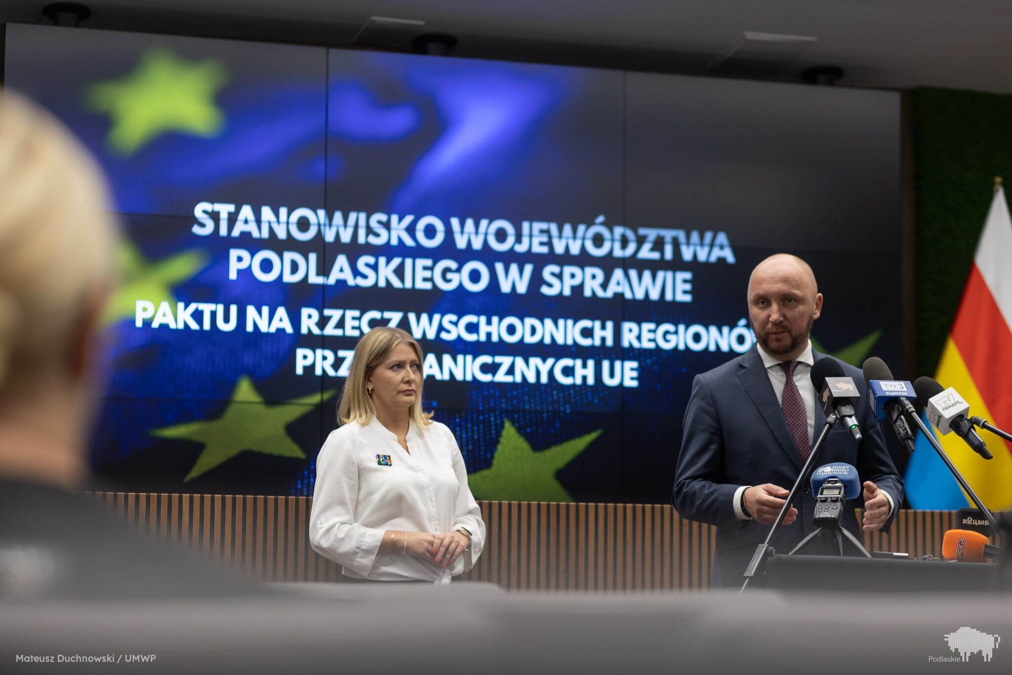 Uczestnicy konferencji prasowej