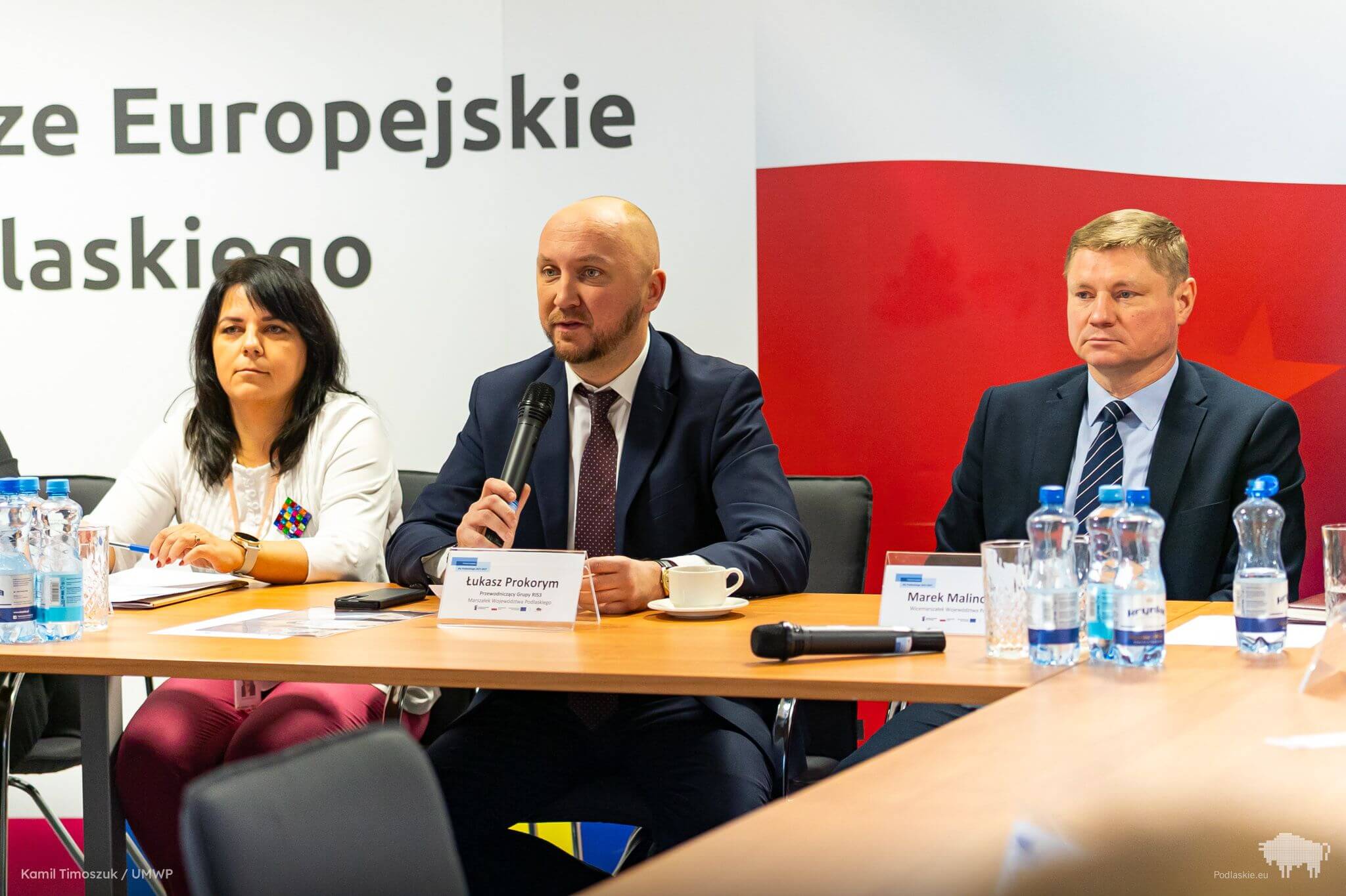 Marszałek Łukasz Prokorym zabiera głos