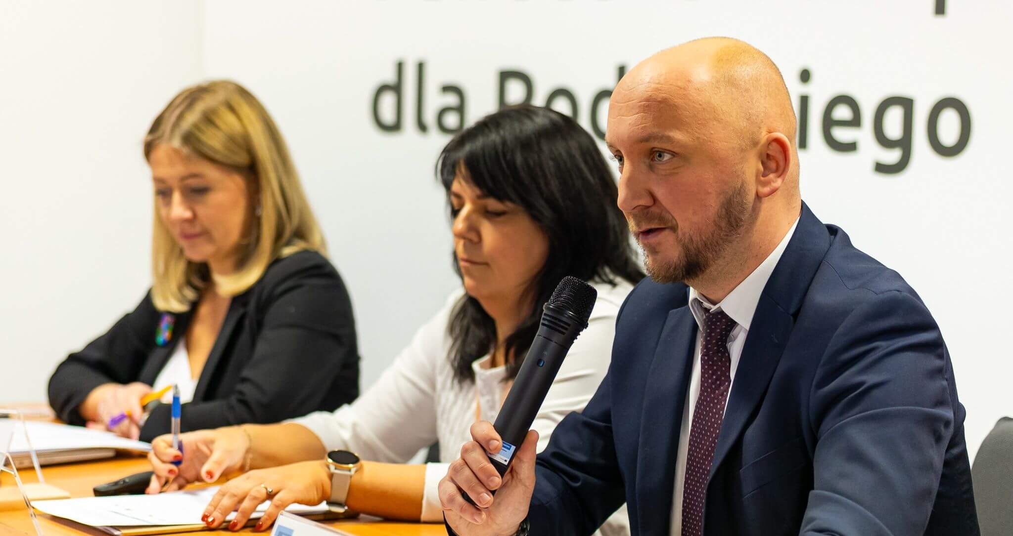 Marszałek Łukasz Prokorym zabiera głos