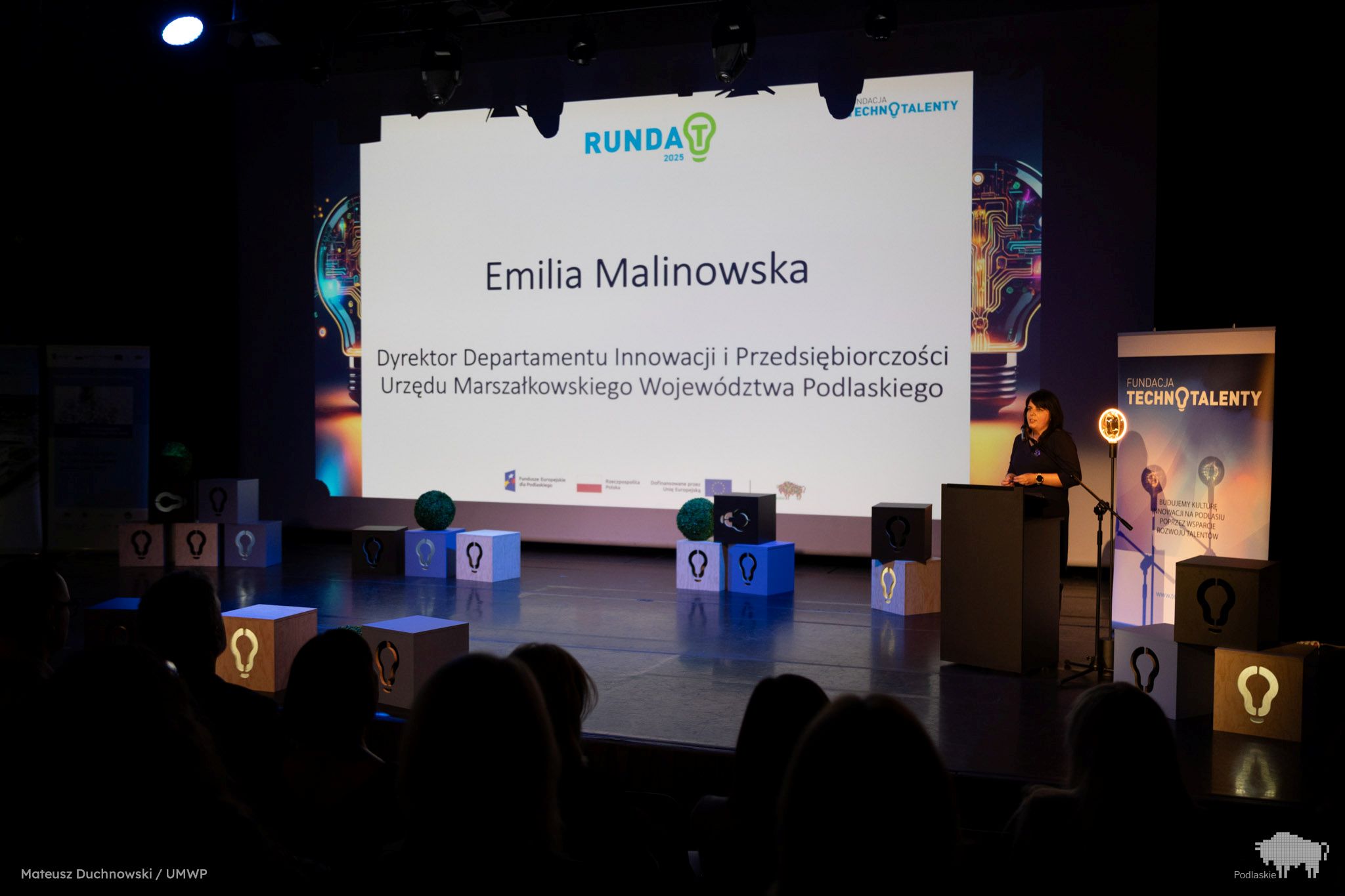 Przemówienie Pani do zgromadzonych osób.