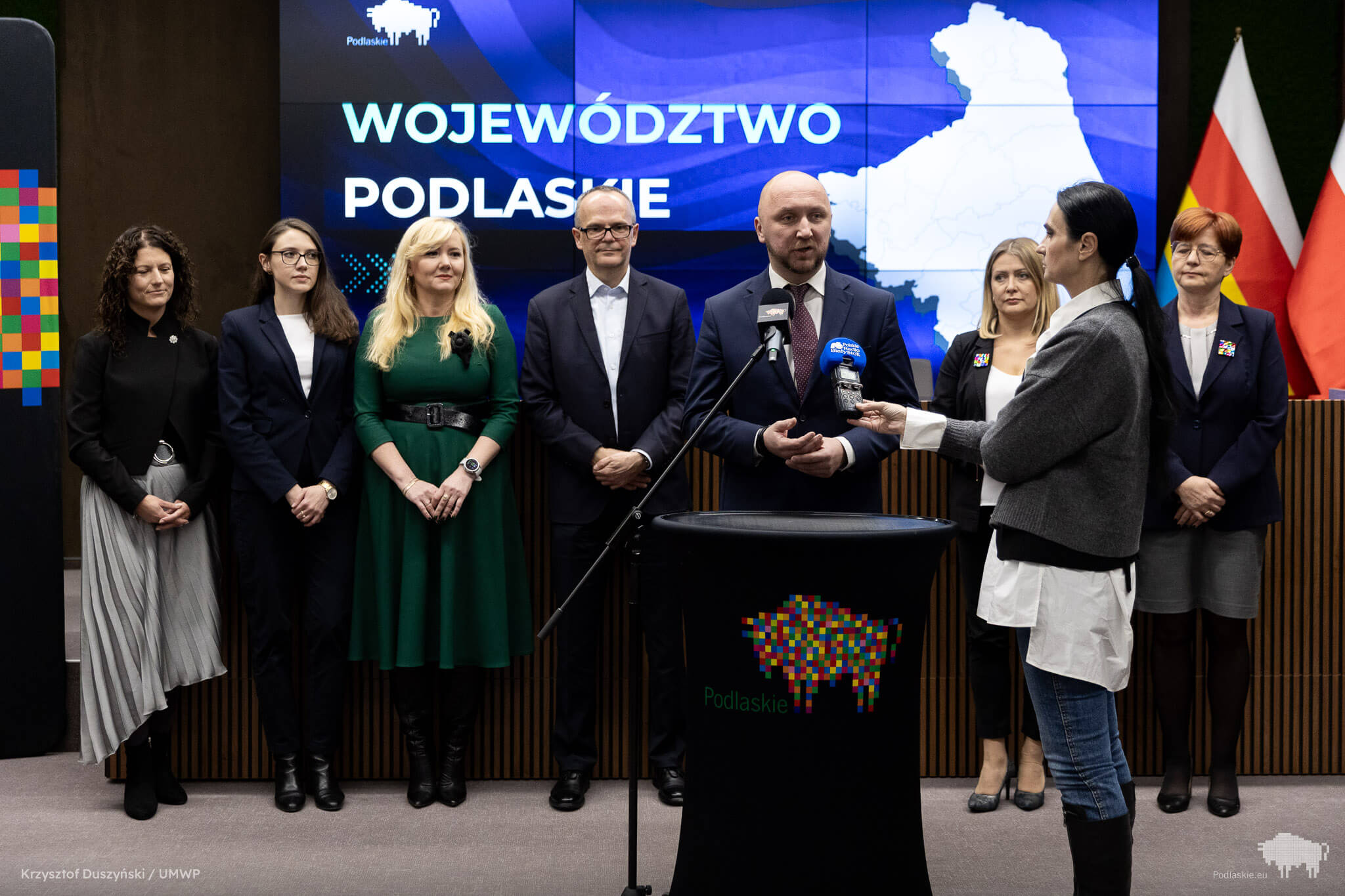 Marszałek Łukasz Prokorym zabiera głos