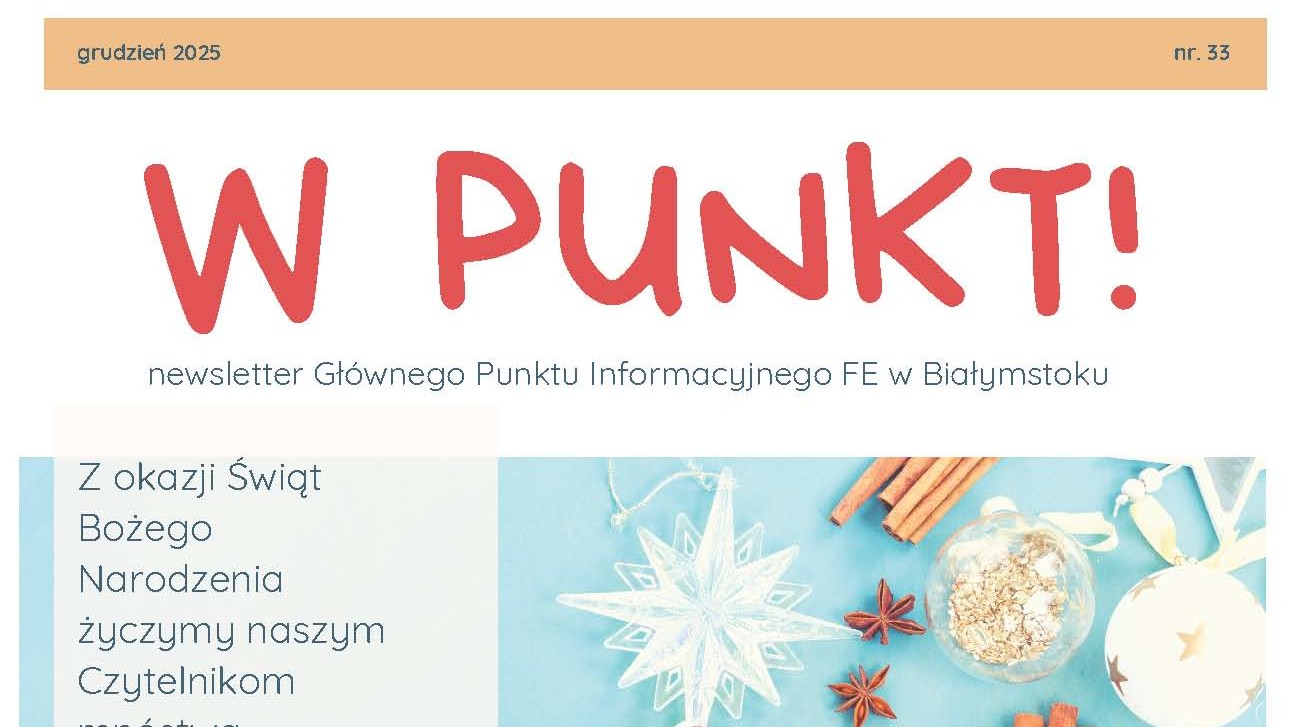 Newsletter Głównego Punktu Informacyjnego w Białymstoku