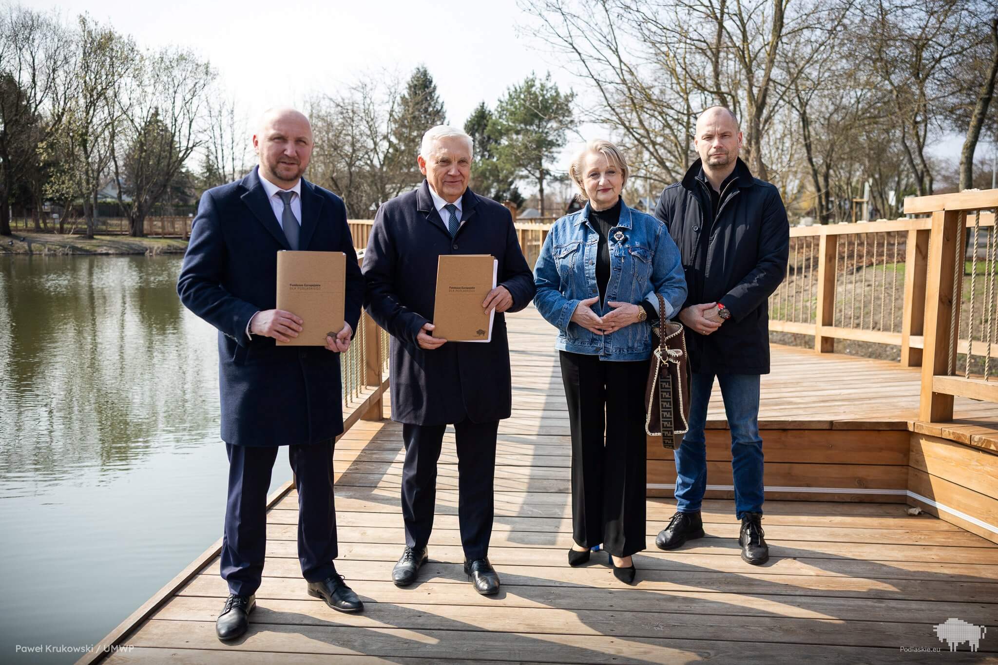Uczestnicy konferencji prasowej