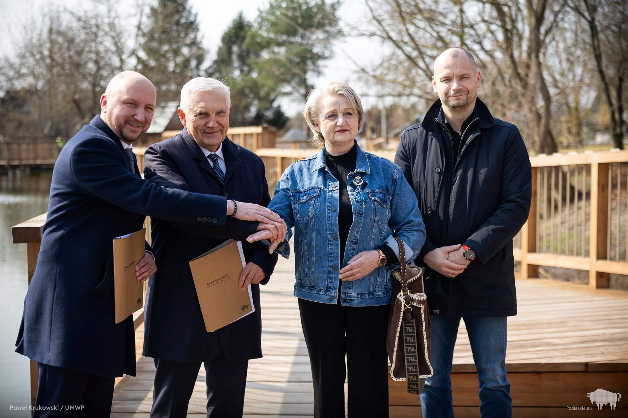 Uczestnicy konferencji prasowej