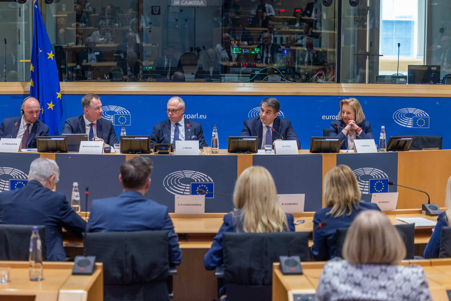 Uczestnicy konferencji prasowej