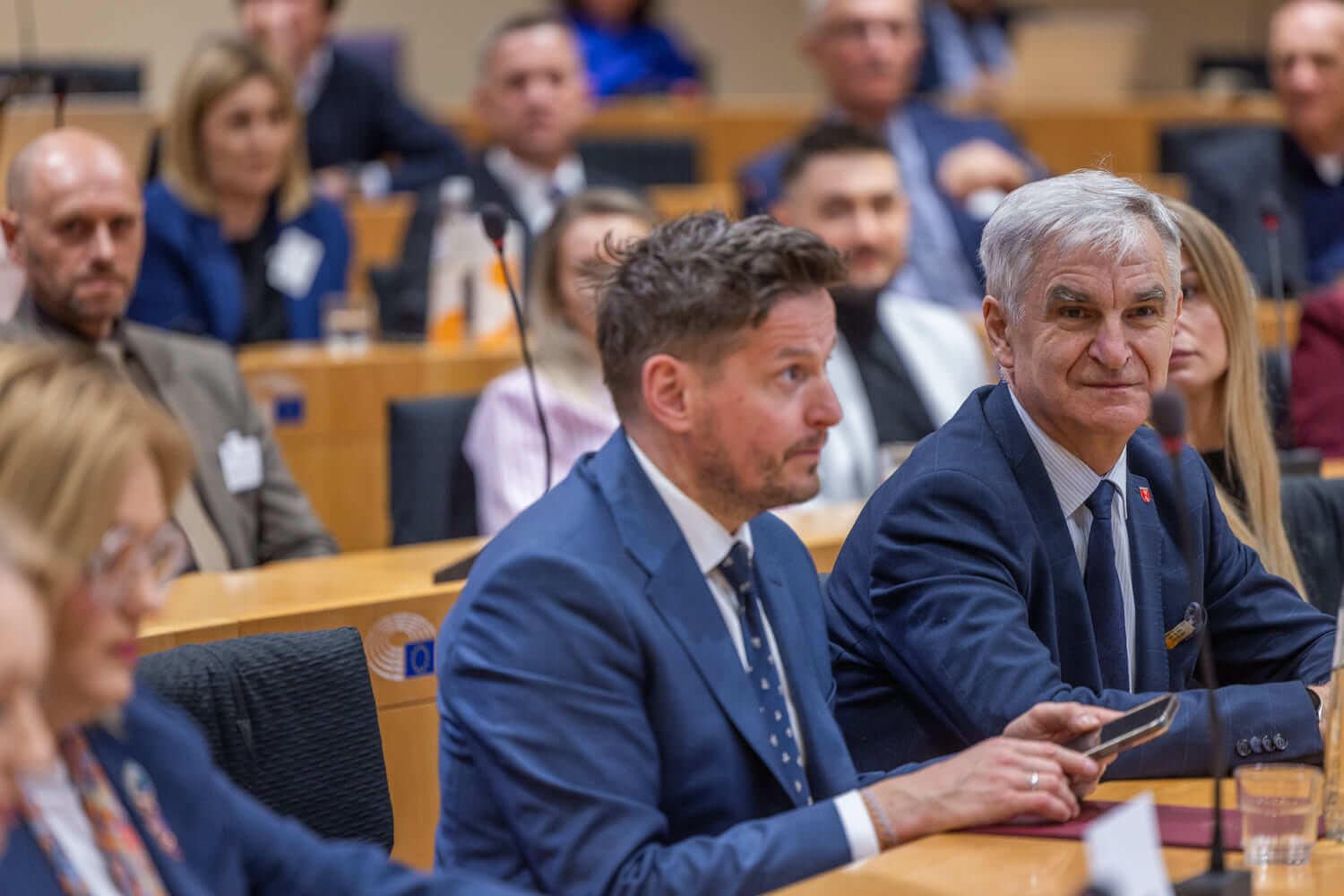 Uczestnicy konferencji prasowej