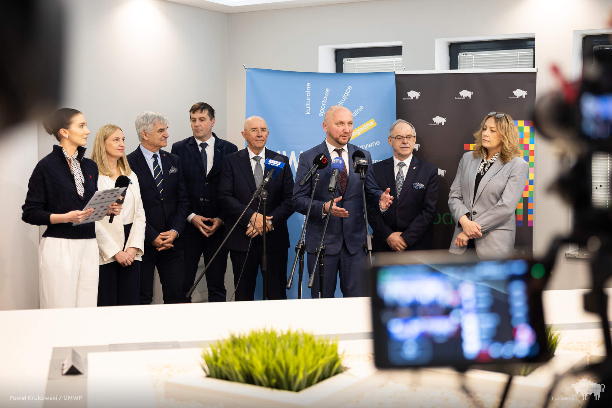 Marszałek Łukasz Prokorym zabiera głos