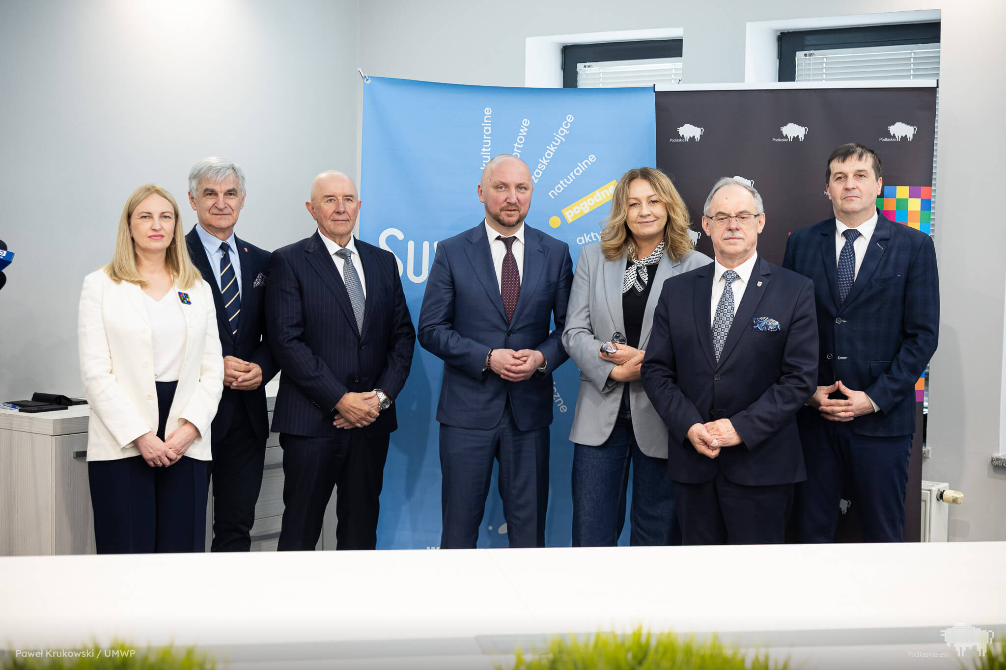 Uczestnicy konferencji prasowej