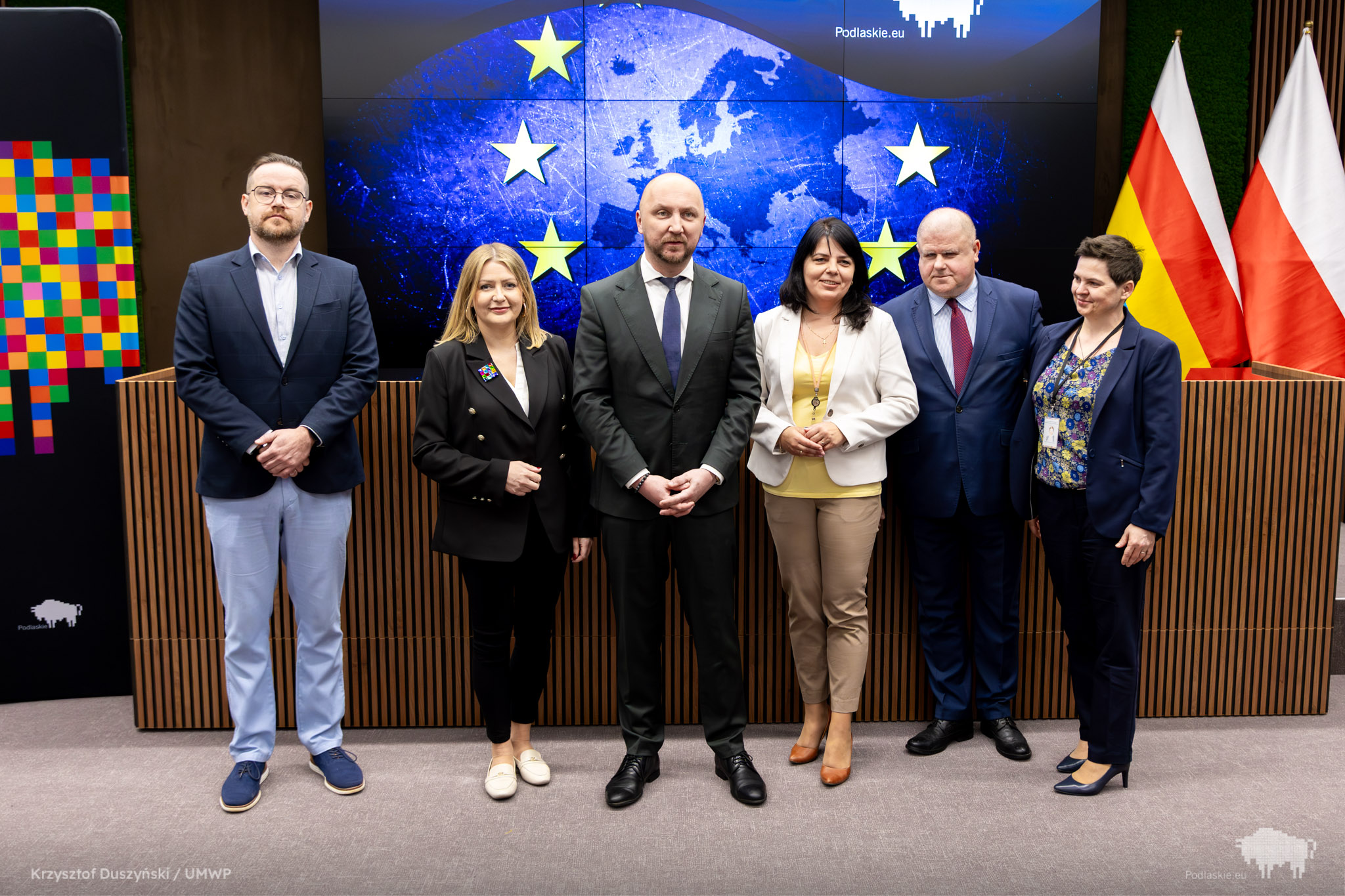 Uczestnicy konferencji prasowej