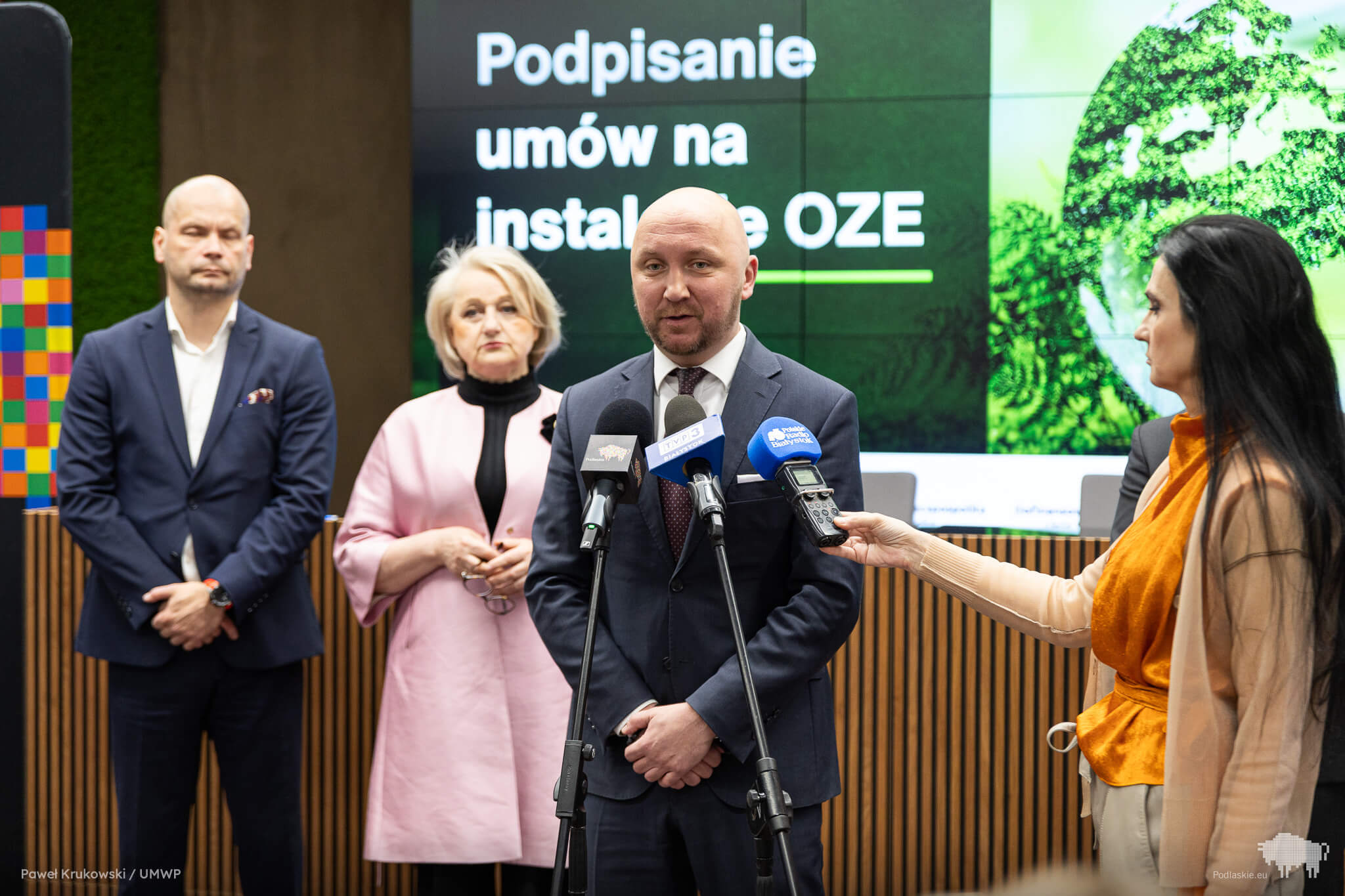 Marszałek Łukasz Prokorym zabiera głos