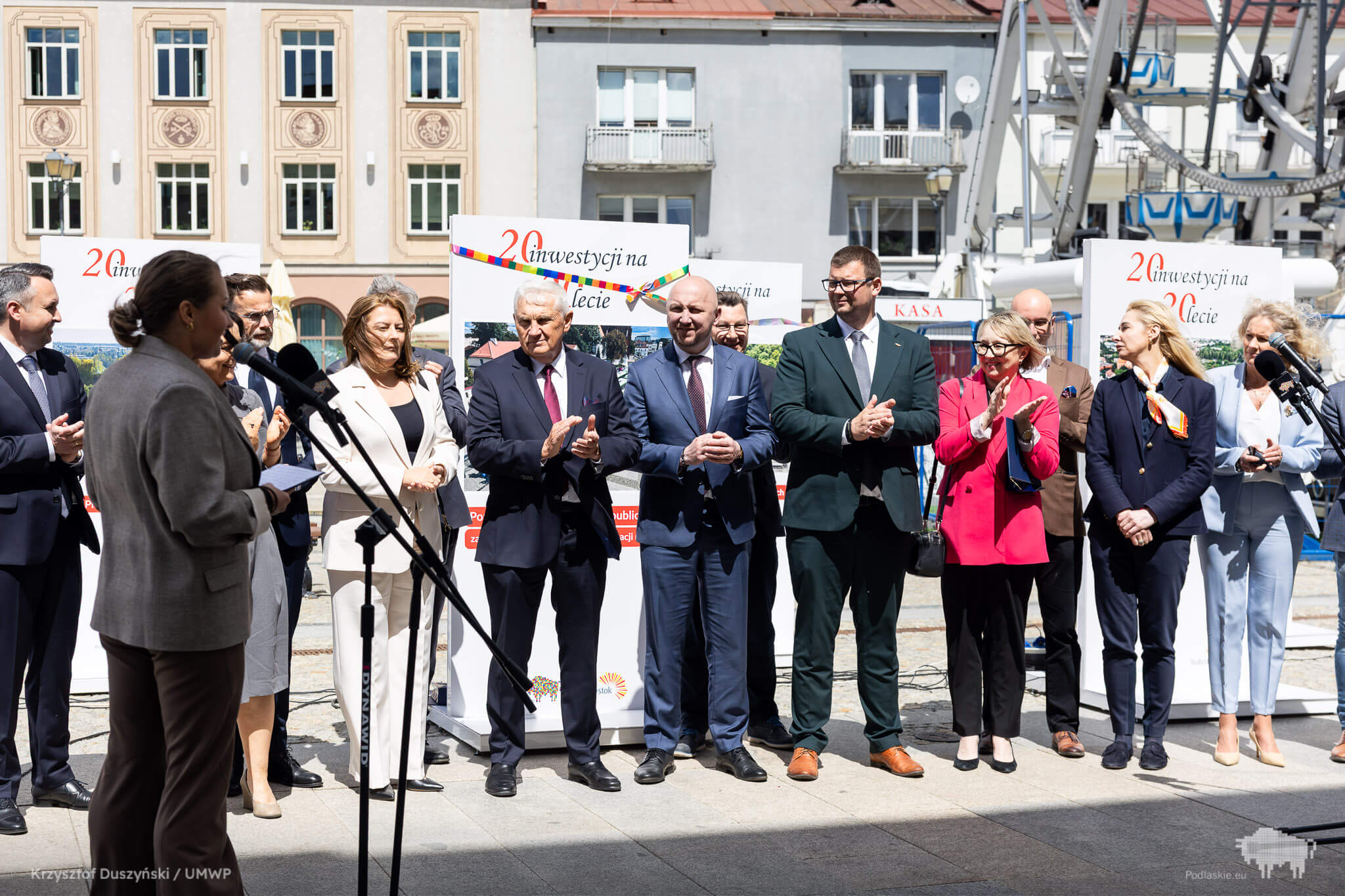 Uczestnicy konferencji prasowej
