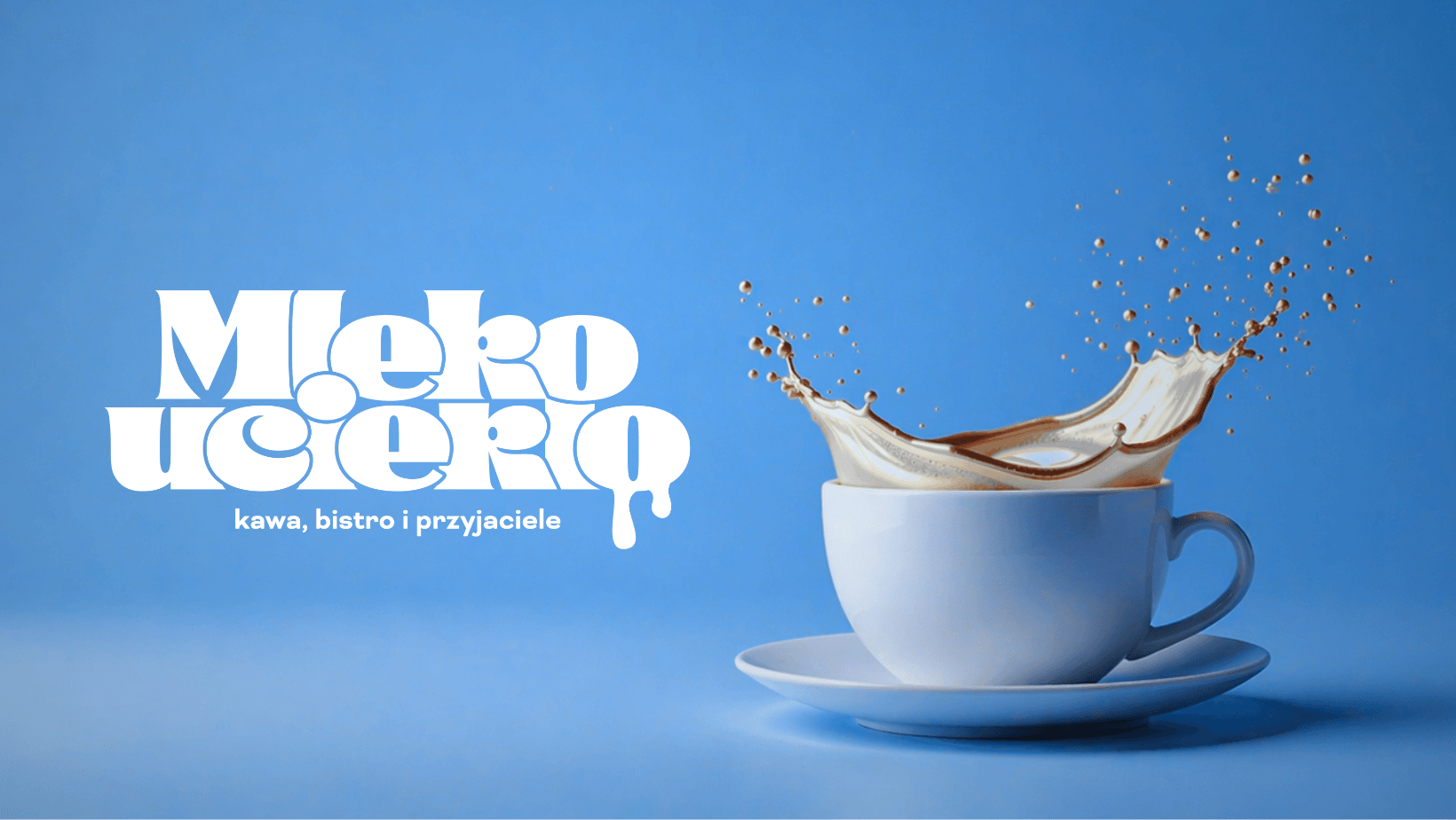 Grafika kawiarni Mleko Uciekło