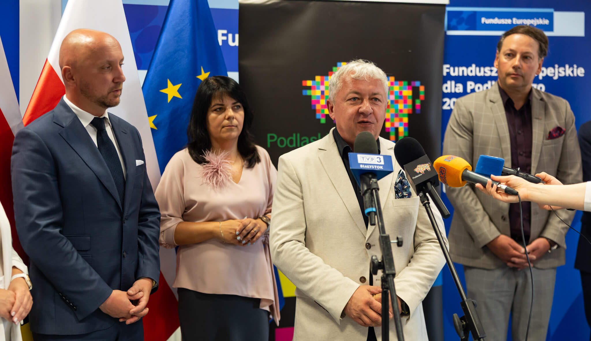 Uczestnicy konferencji prasowej