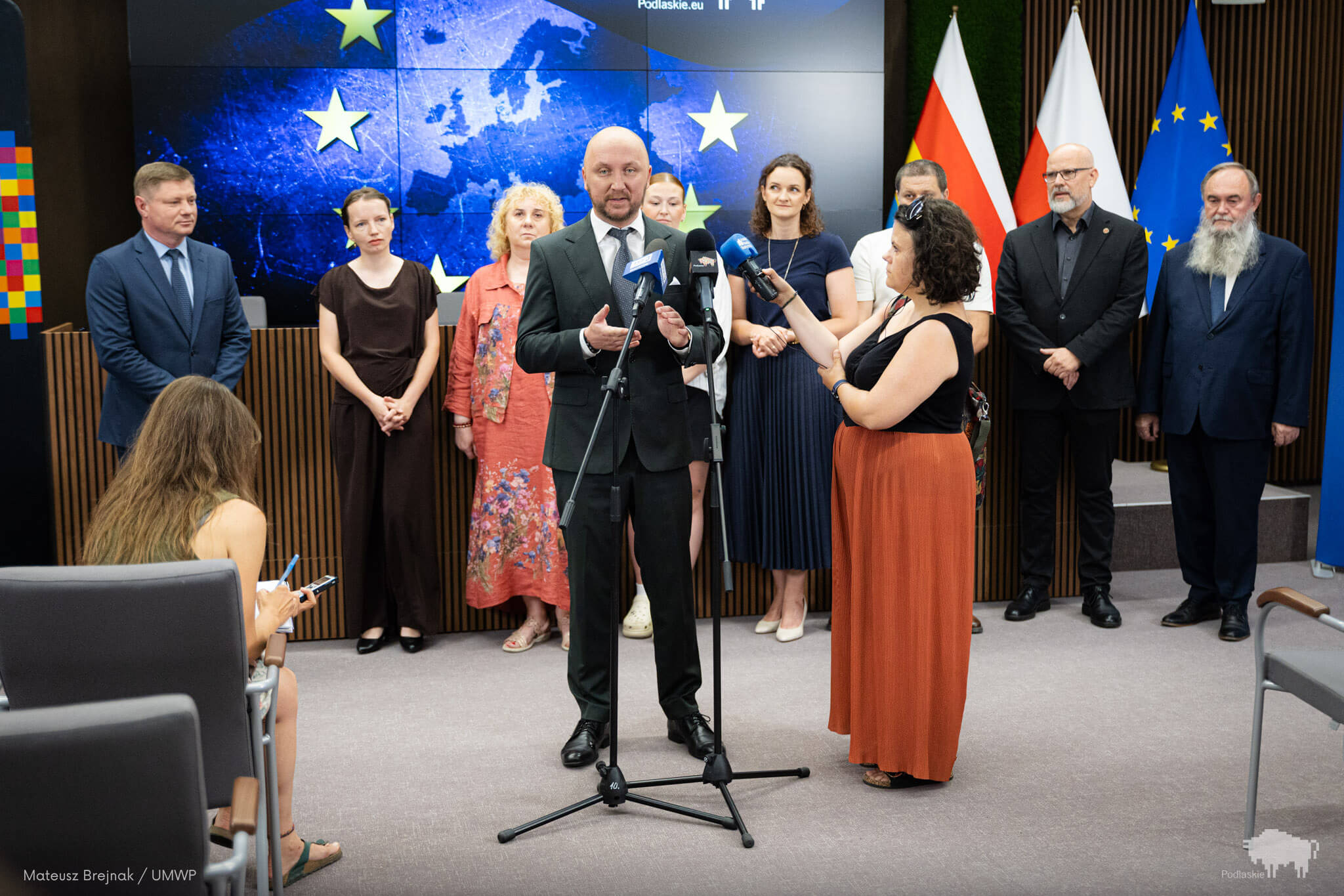 Marszałek Łukasz Prokorym zabiera głos