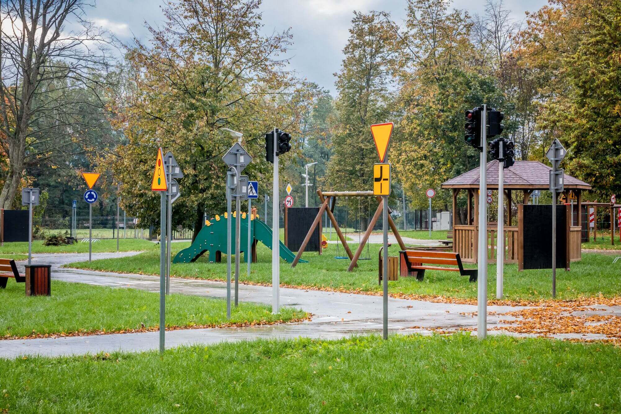 Miasteczko ruchu drogowego w Sokółce