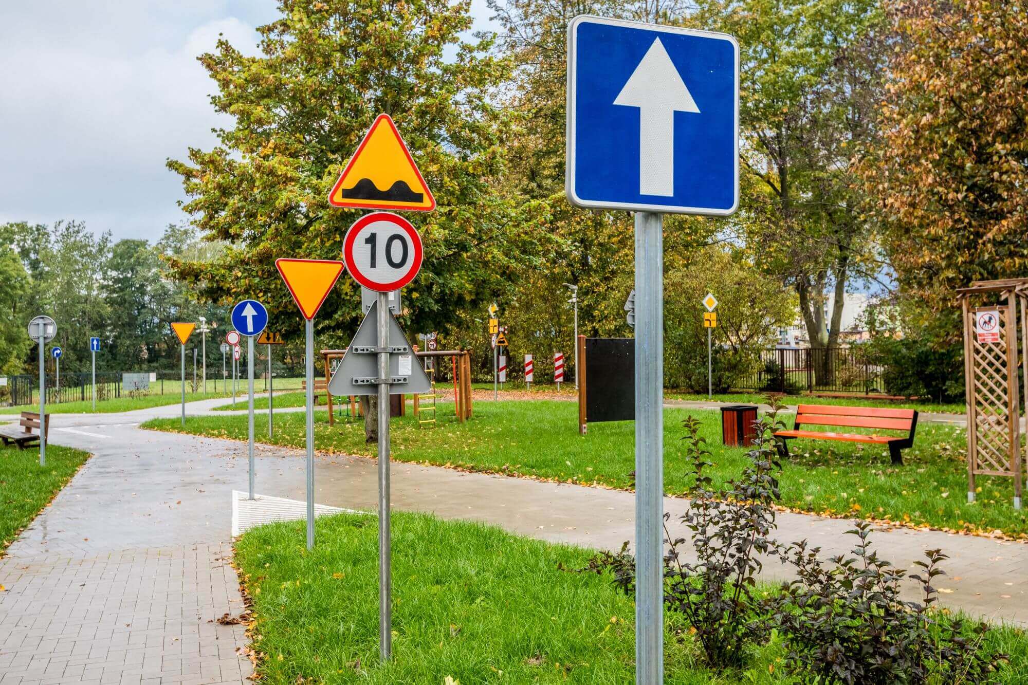 Miasteczko ruchu drogowego w Sokółce
