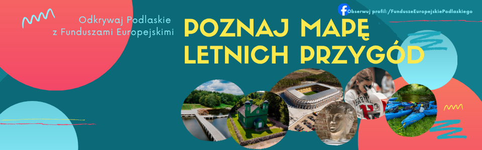 Grafika z kolażem zdjęć dofinansowanych projektów