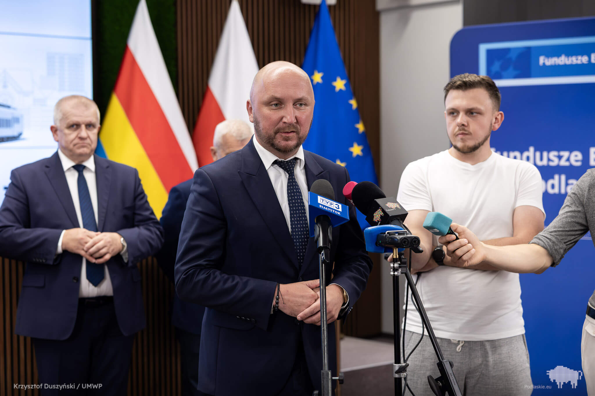 Marszałek Łukasz Prokorym zabiera głos